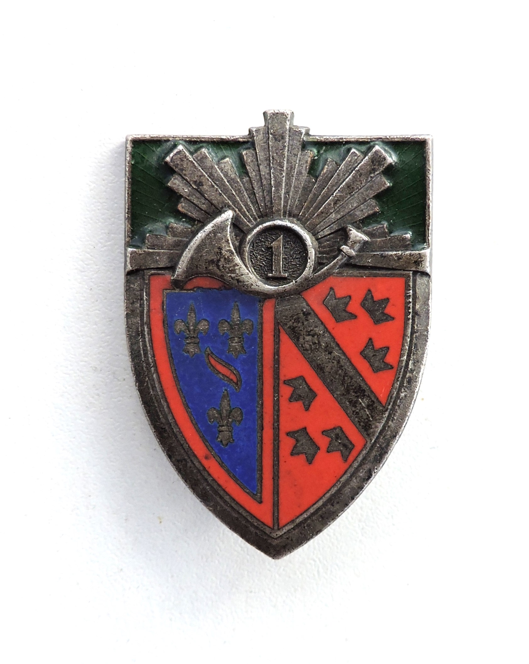 Badge 1&deg; R&eacute;giment de Chasseurs Andor
