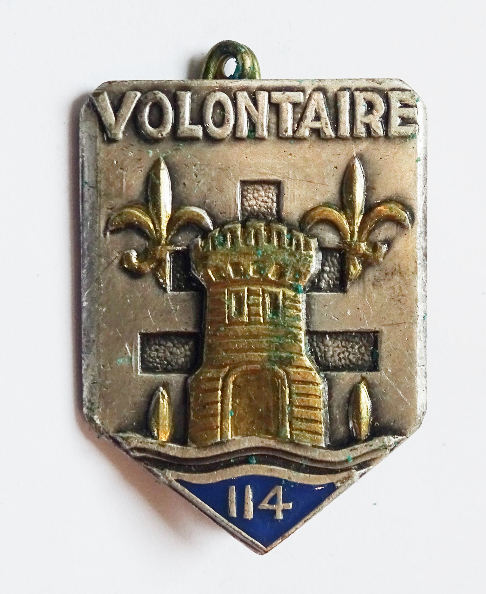 Insigne 114&deg; R&eacute;giment d&#039;Infanterie    Drago