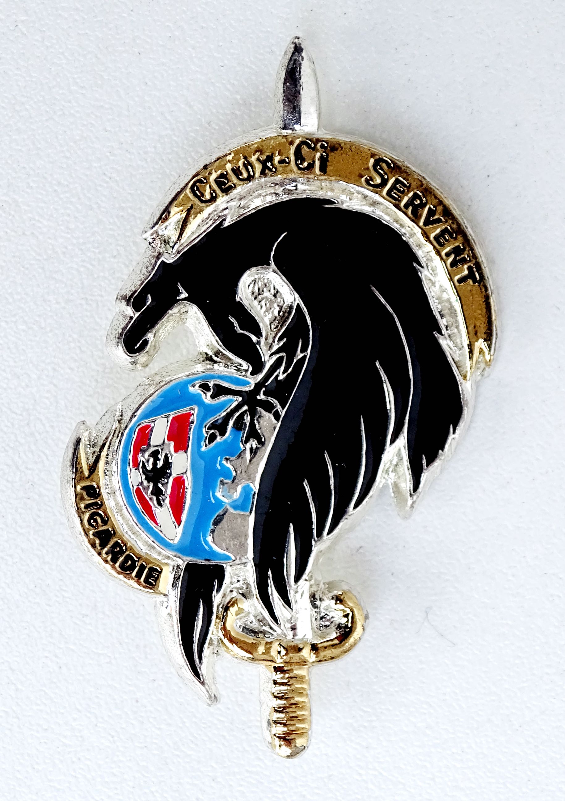 Insigne 1er Régiment d'Infanterie  CCS  Picardie Sans marque