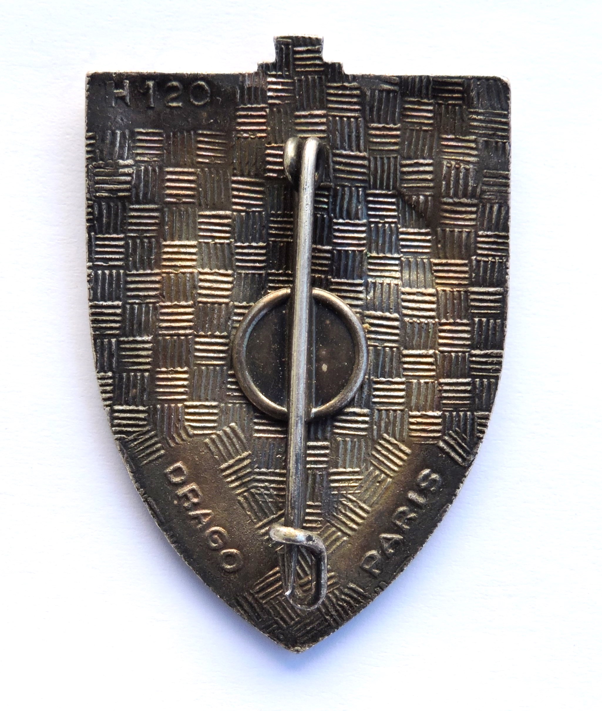 Badge 1&deg; R&eacute;giment de Chasseurs Drago &eacute;mail