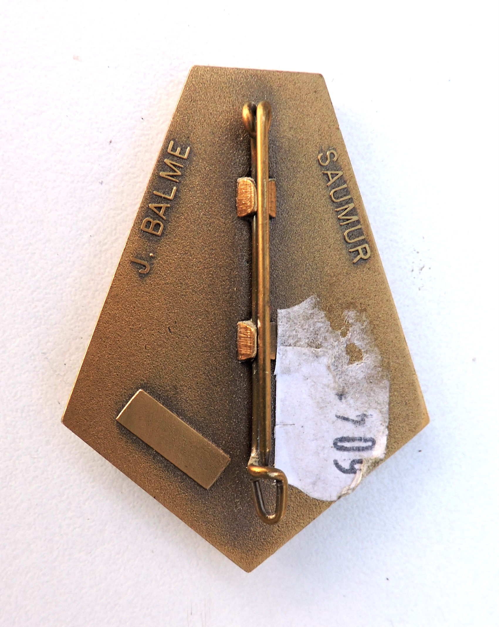 Insigne 21&deg; RIMa  4&deg; Compagnie  Balme Finition bronze