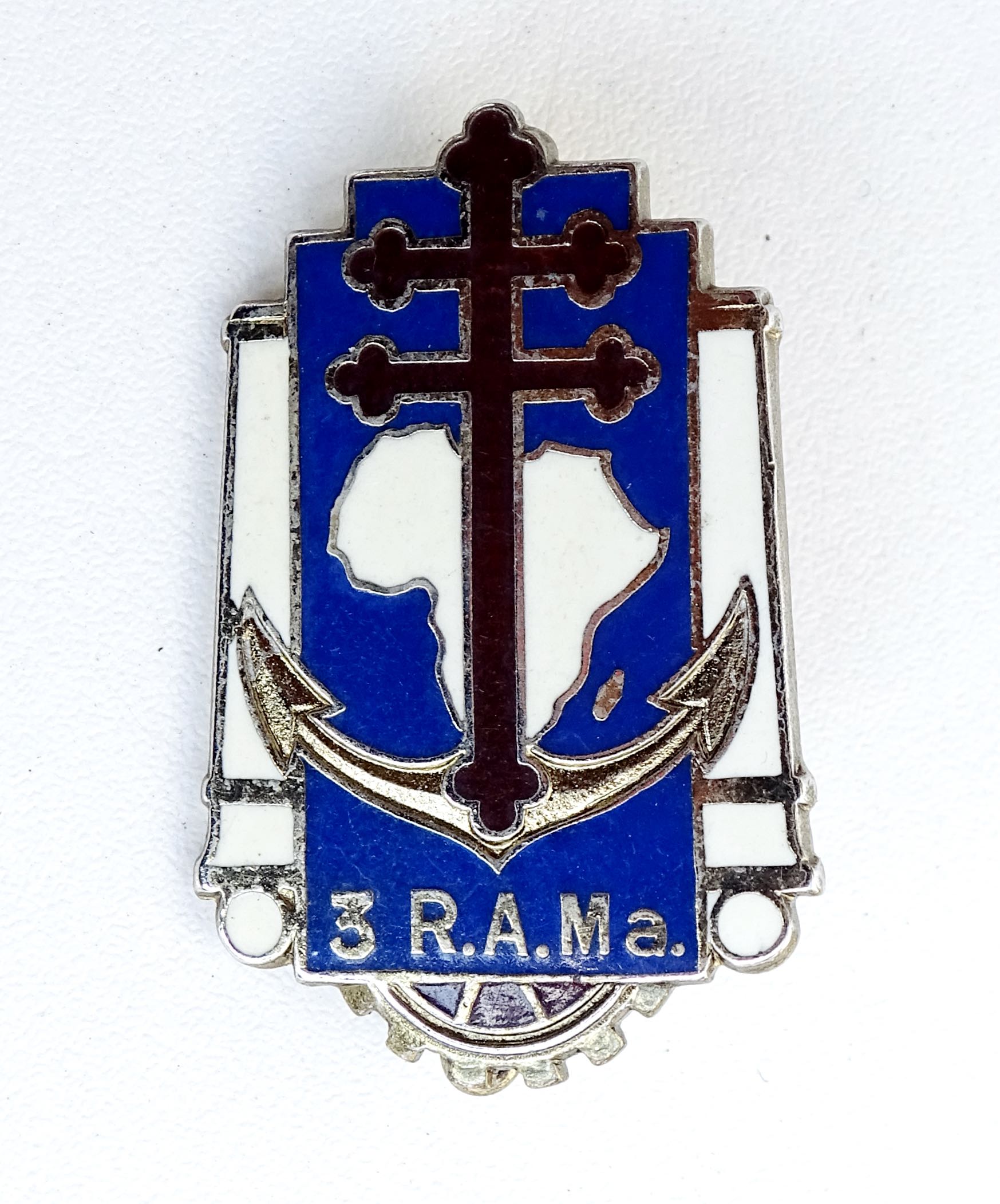 Insigne 3&egrave;me R&eacute;giment d&rsquo;Artillerie de Marine Drago