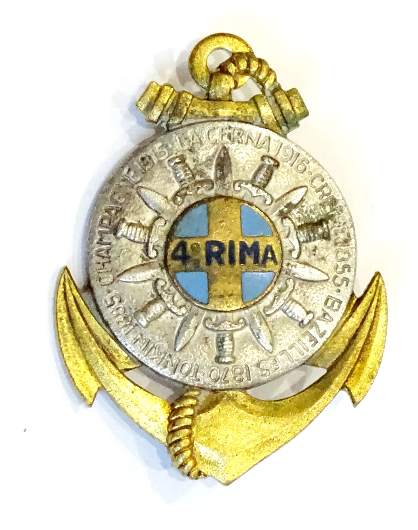 Insigne 4&deg; R&eacute;giment d&#039;Infanterie de Marine Drago Paris &eacute;mail
