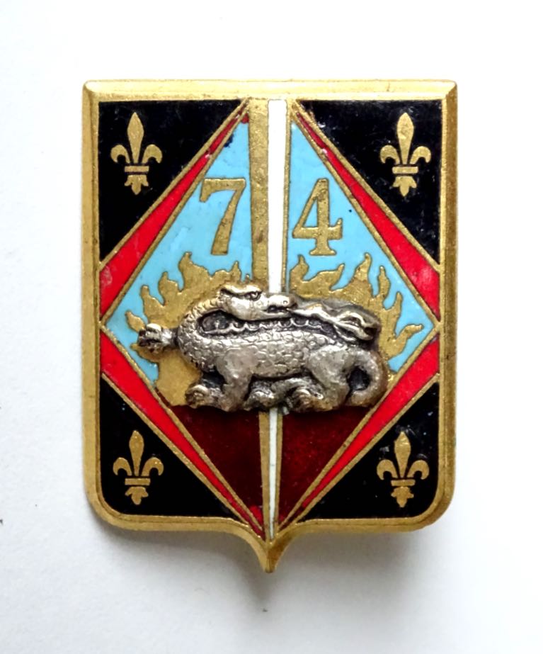 74&deg; R&eacute;giment d&#039;Infanterie Drago Email