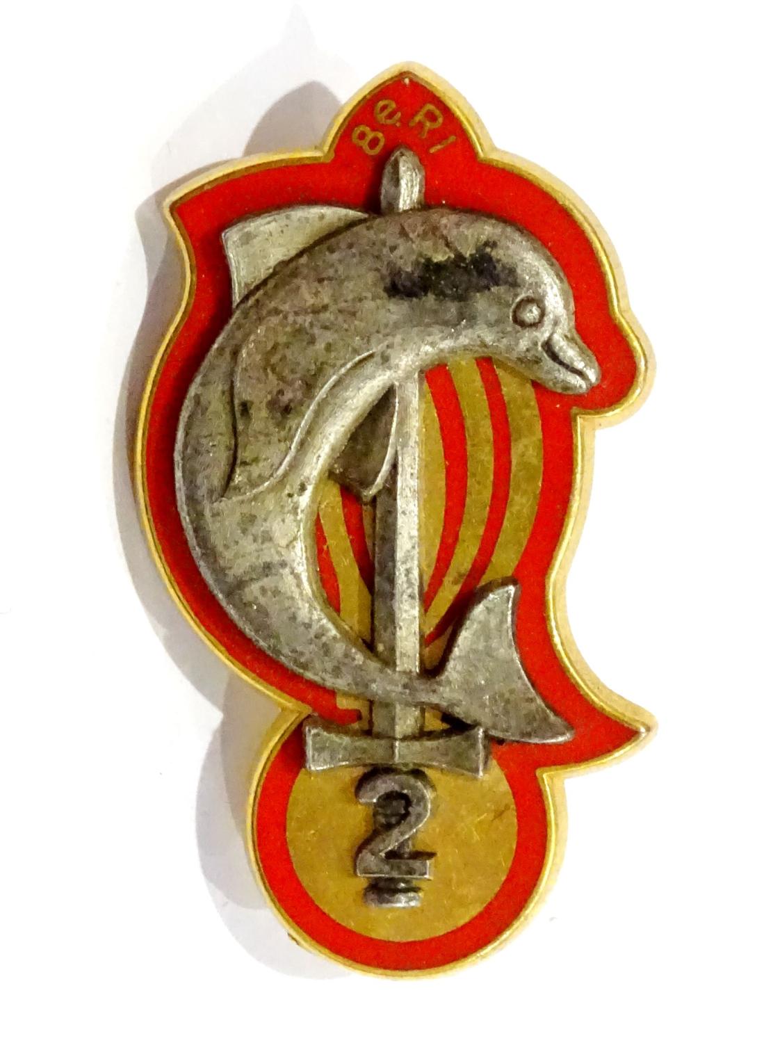 insigne 8&deg; R&eacute;giment d&#039;Infanterie  2&deg; Compagnie