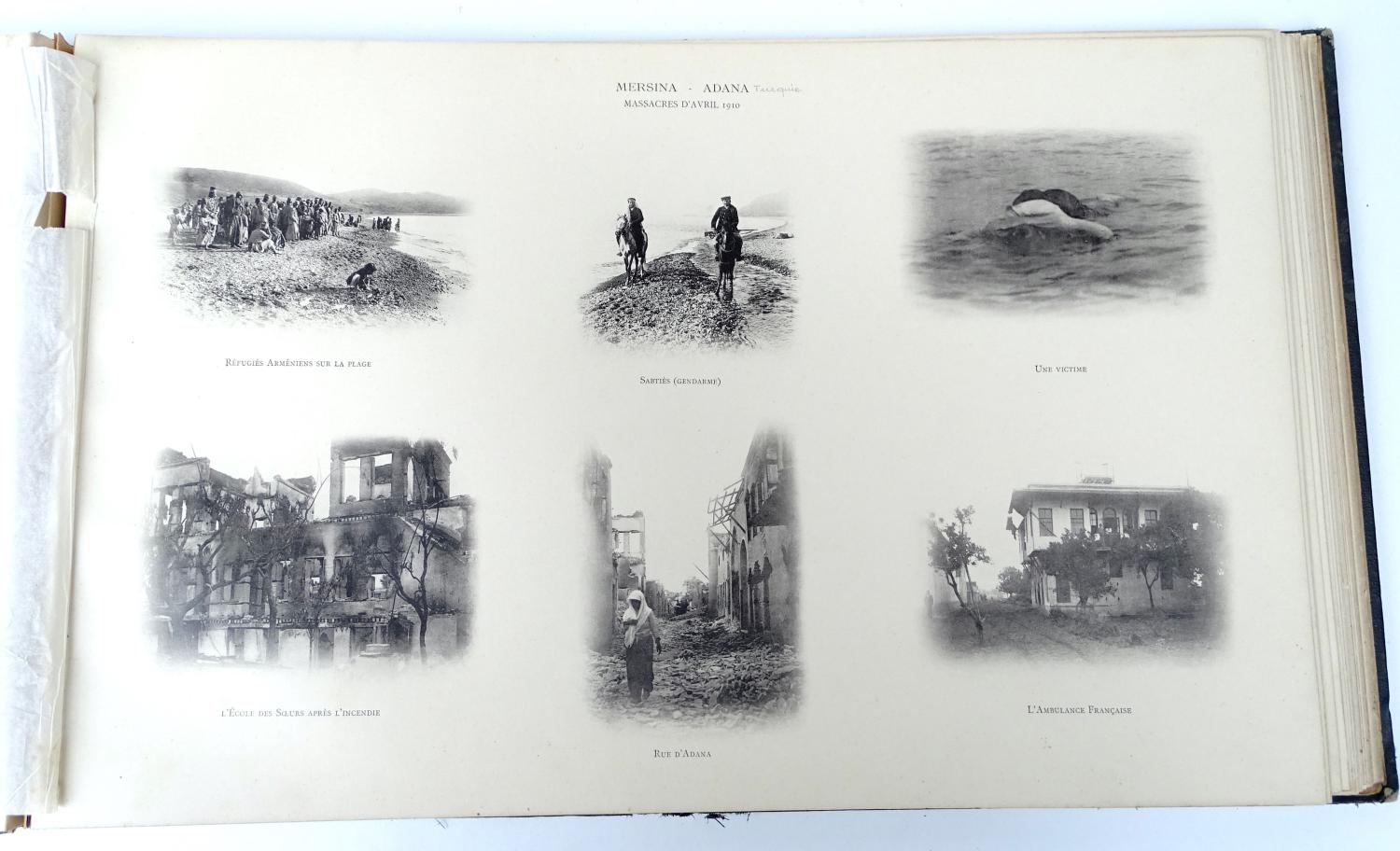 Album photos Mission du Levant  1&egrave;re Division L&eacute;g&egrave;re 1909-1910. Marine, Arm&eacute;niens ,Lattaki&eacute;, Cilicie.