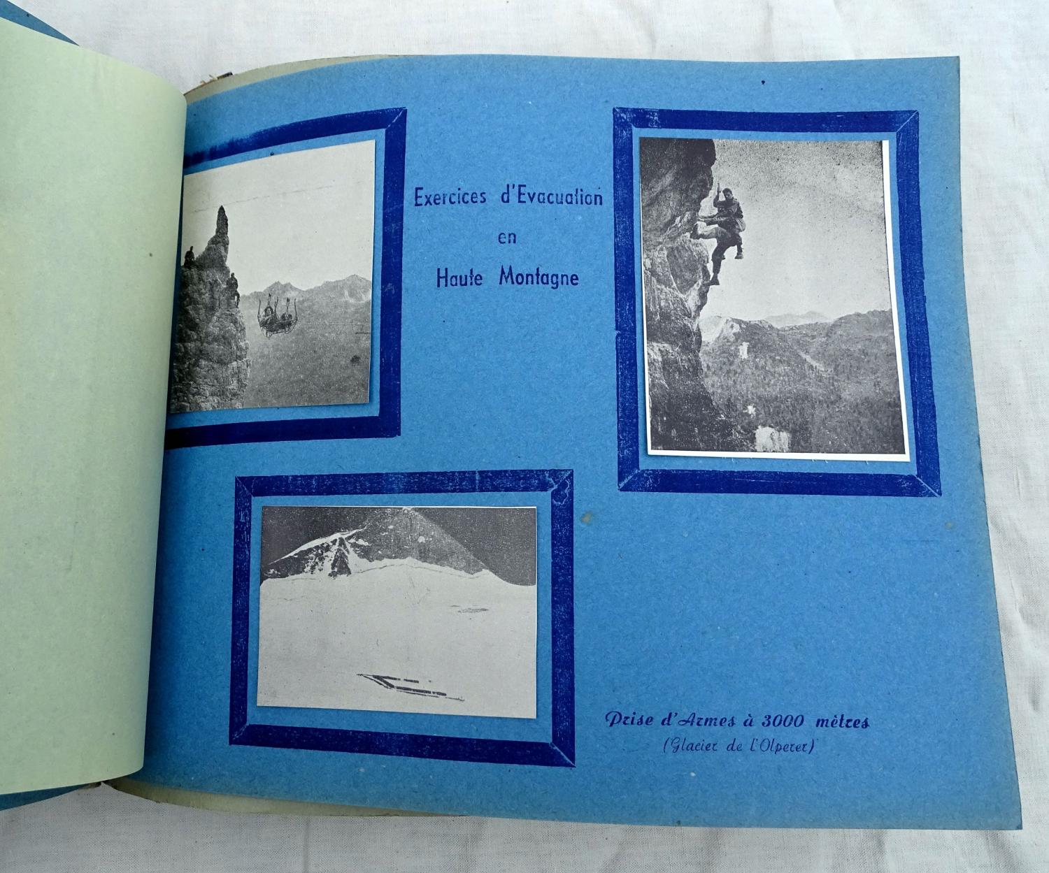 Album souvenir Le 28&egrave;me Bataillon de Chasseurs Alpins en Autriche 1953