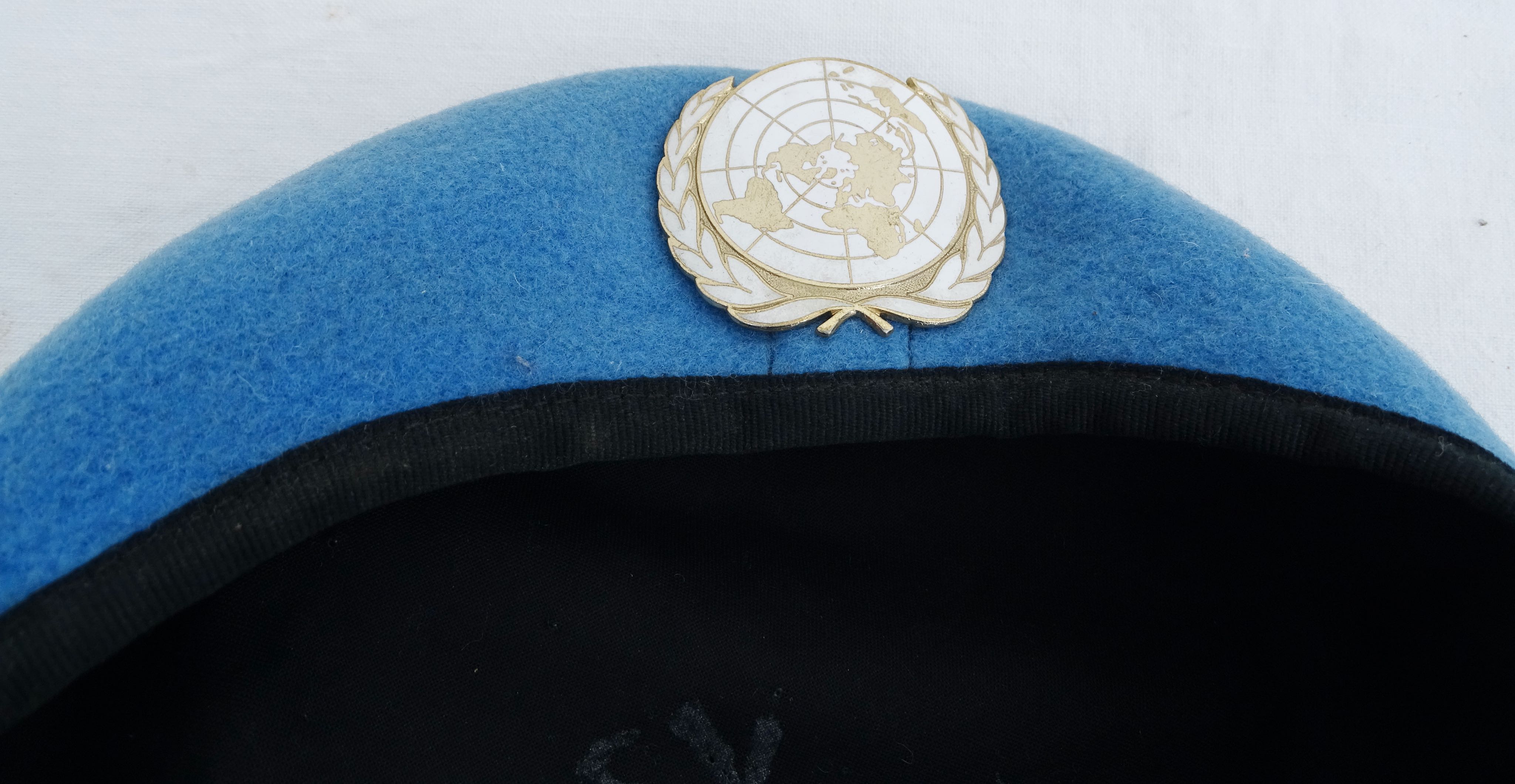 B&eacute;ret bleu de l&#039;ONU  Liban d&eacute;but des ann&eacute;es 80