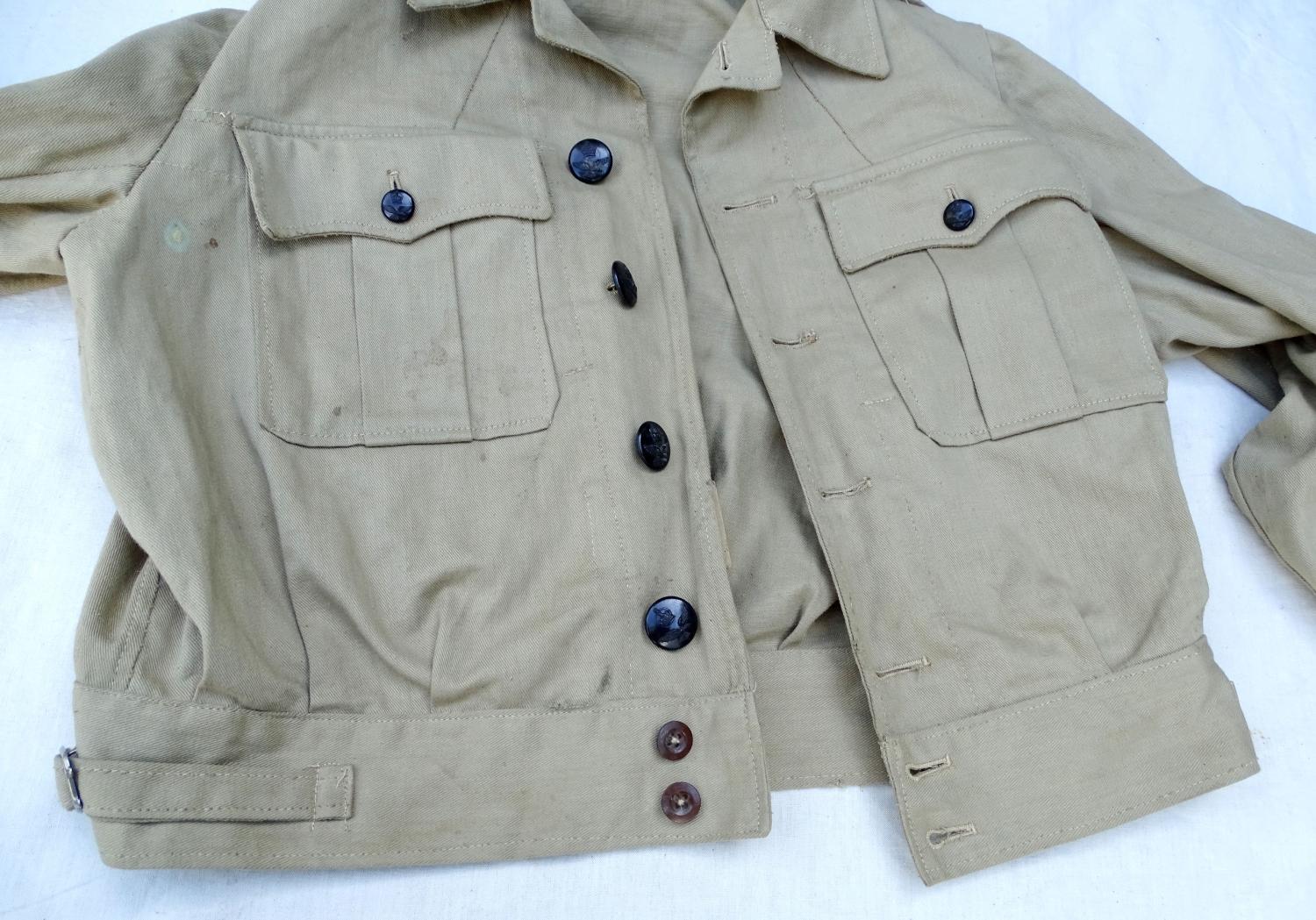 Canvas battledress blouse RAAF 1944