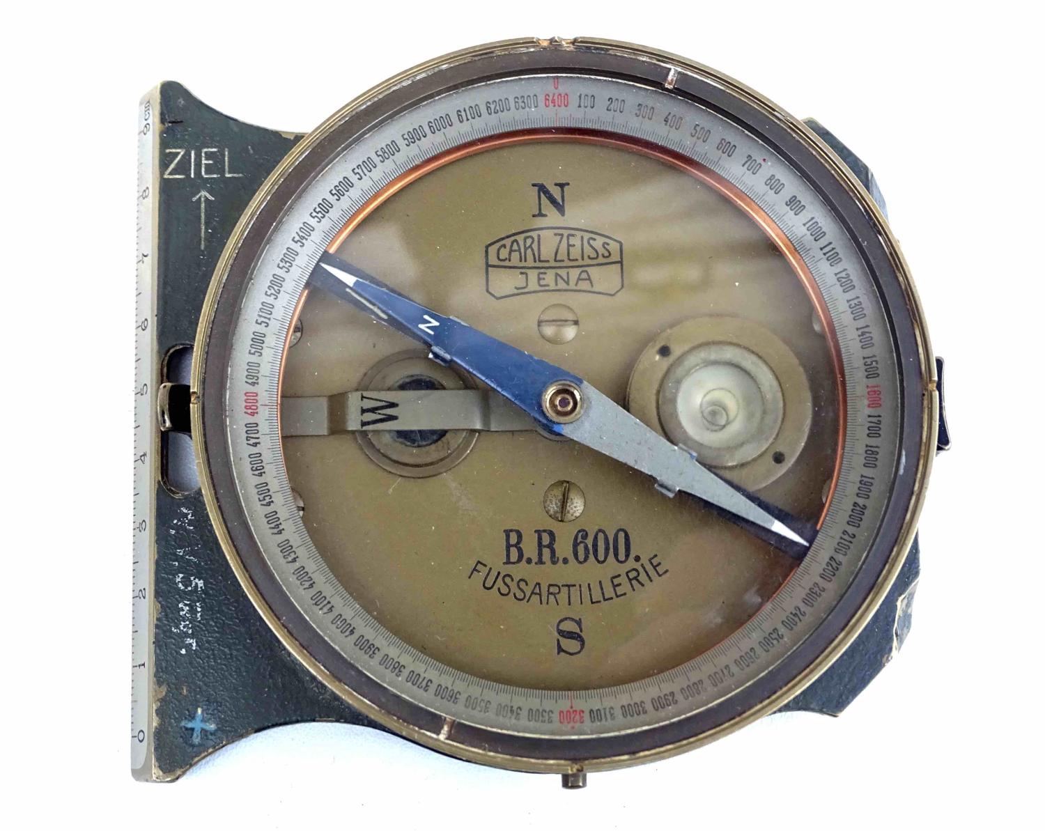 German Fussartillerie compas WW1 Carl Zeiss