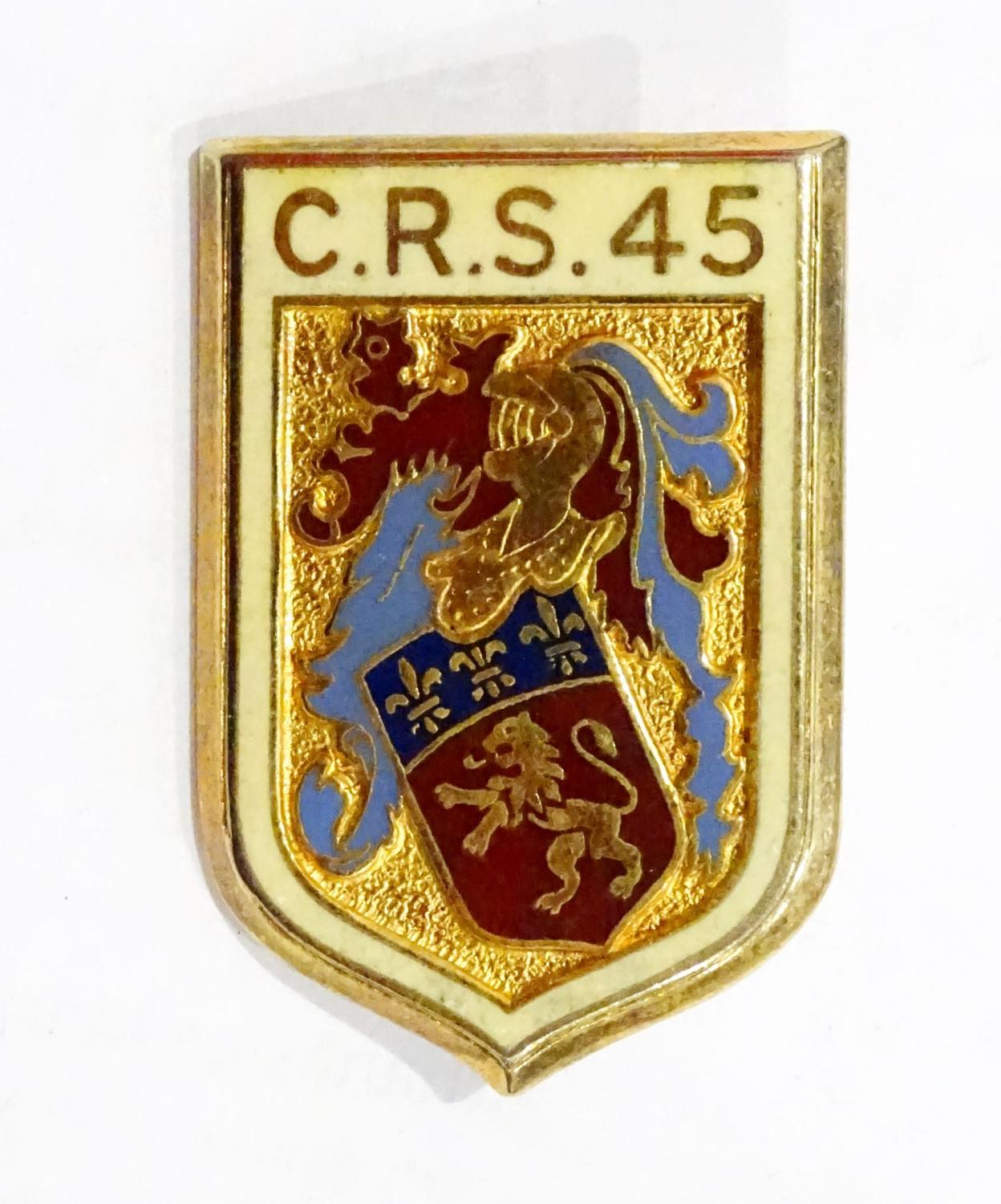 Insigne CRS 45 Lyon  Drago