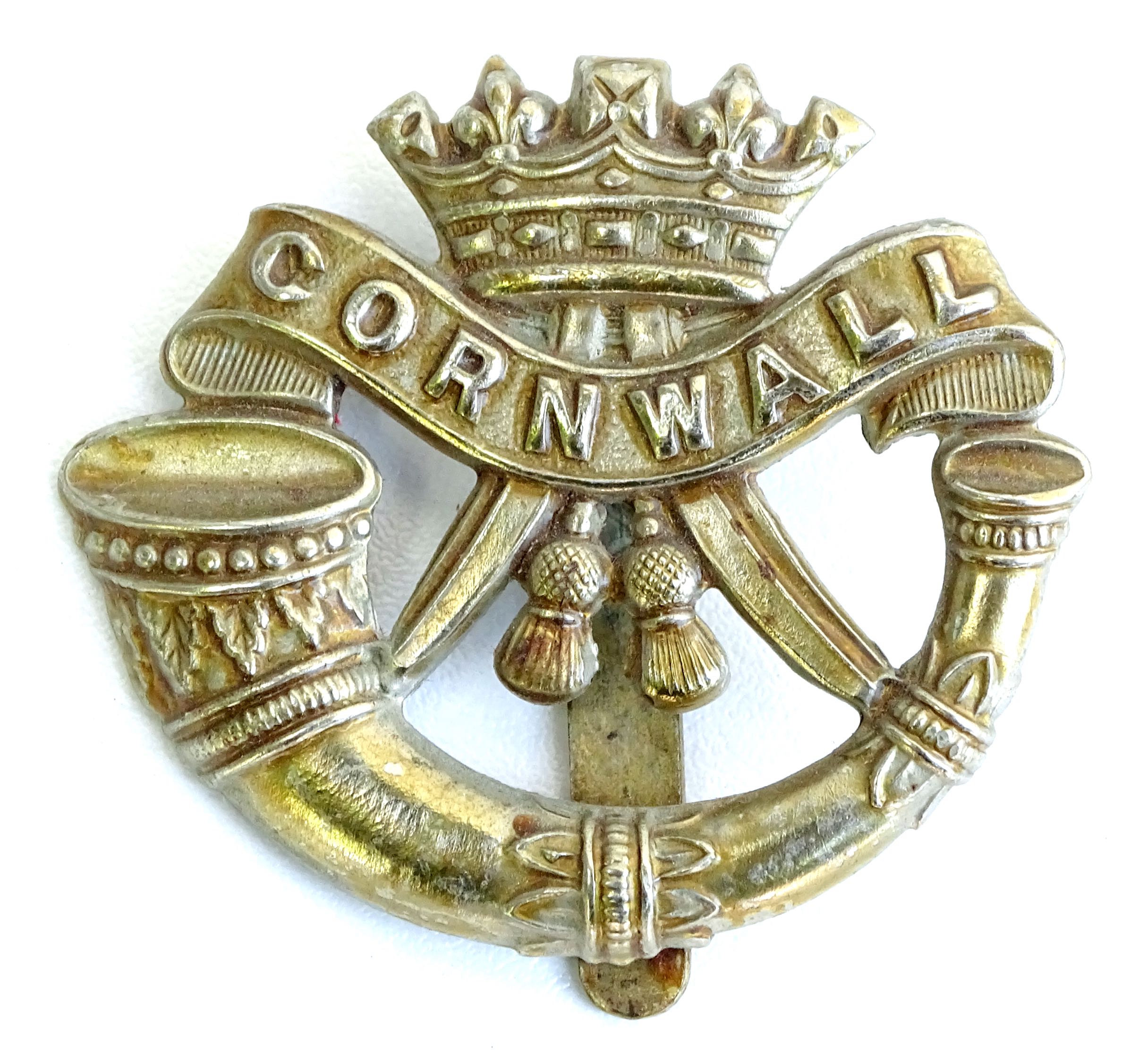 Cap Badge The Duke of Cornwall&#039;s Light Infantry WW2