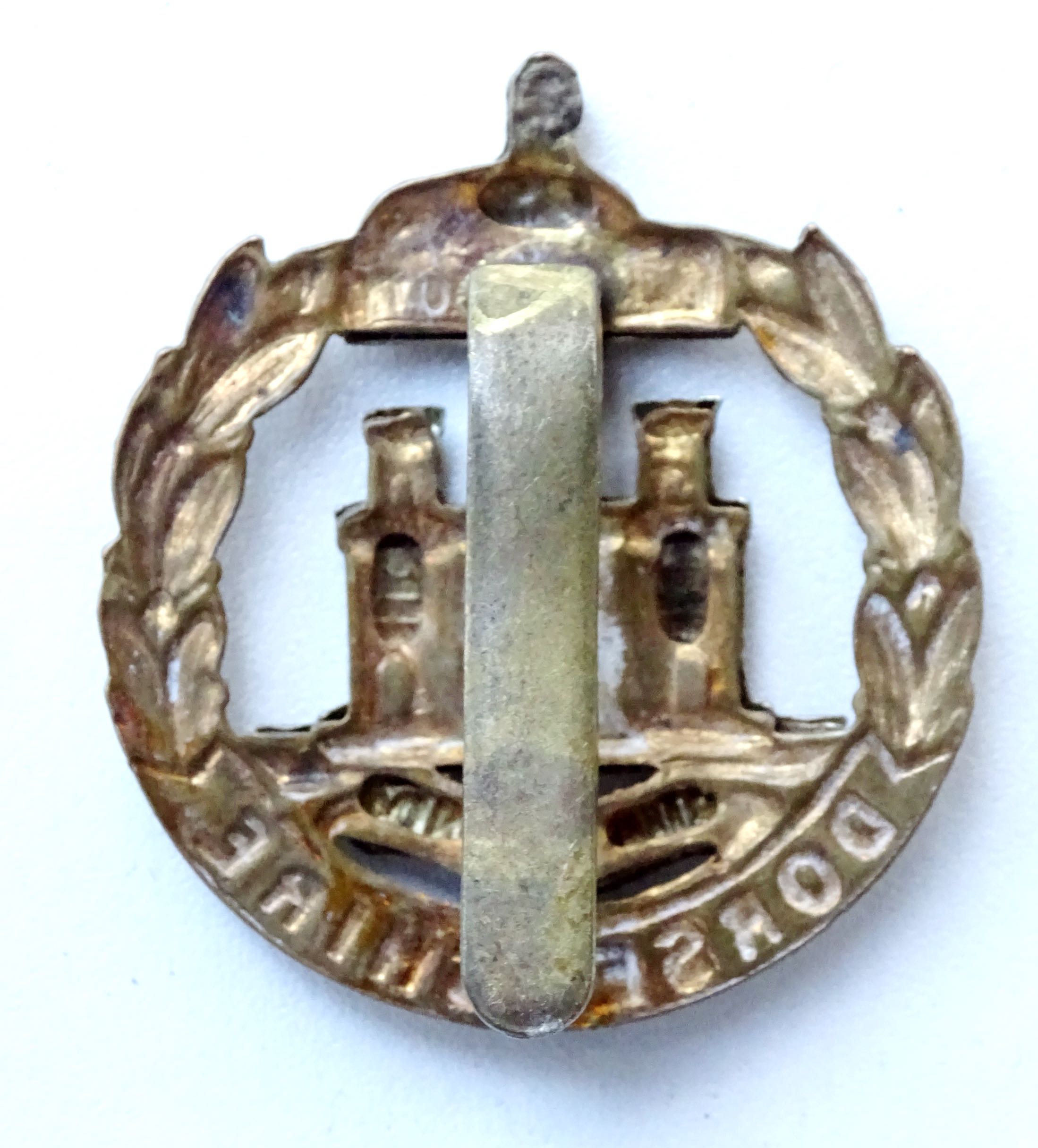 Cap badge  Dorsetshire Regiment  WW1 WW2