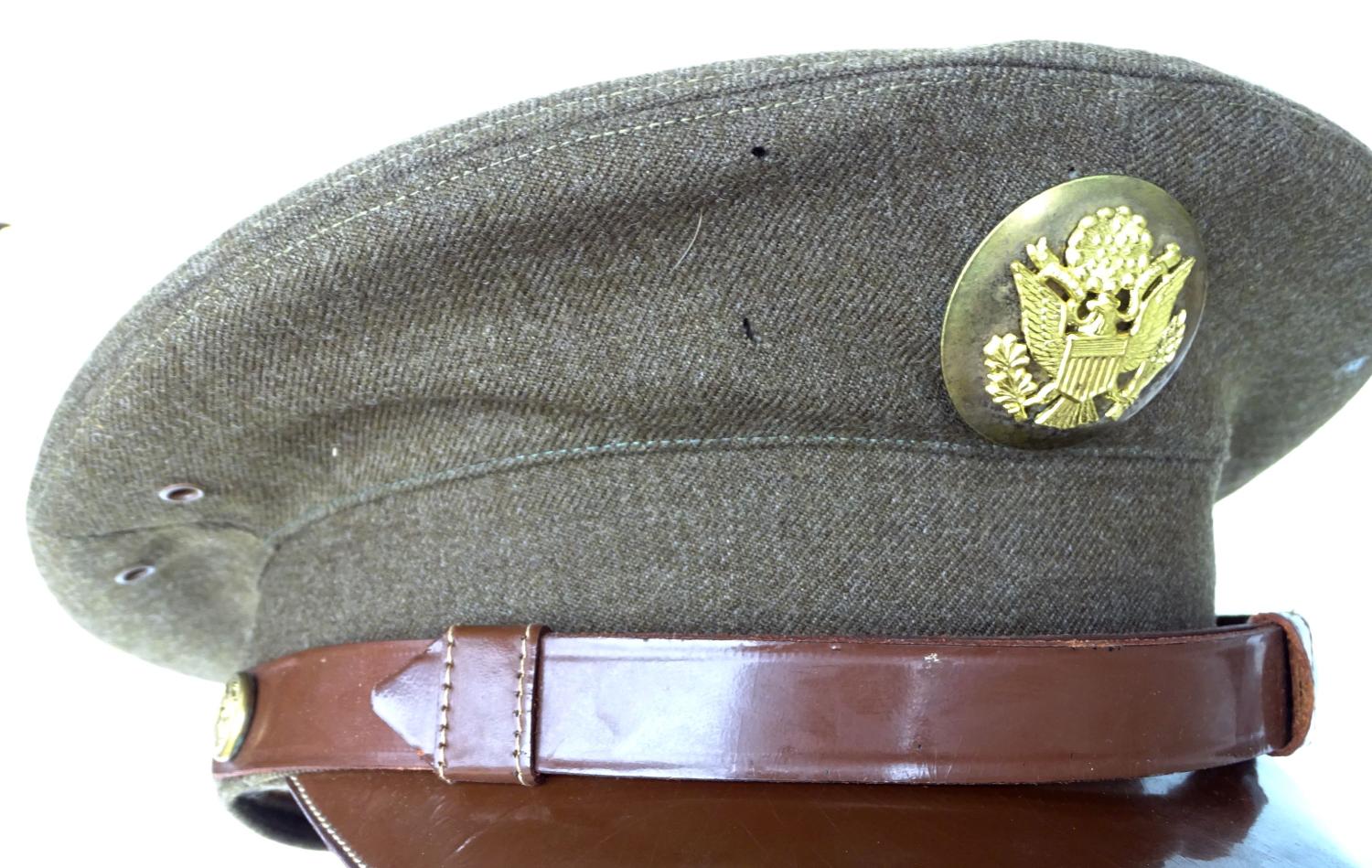 Casquette  U.S. Army mod&egrave;le Troupe Enlisted man  taille 7 WW2