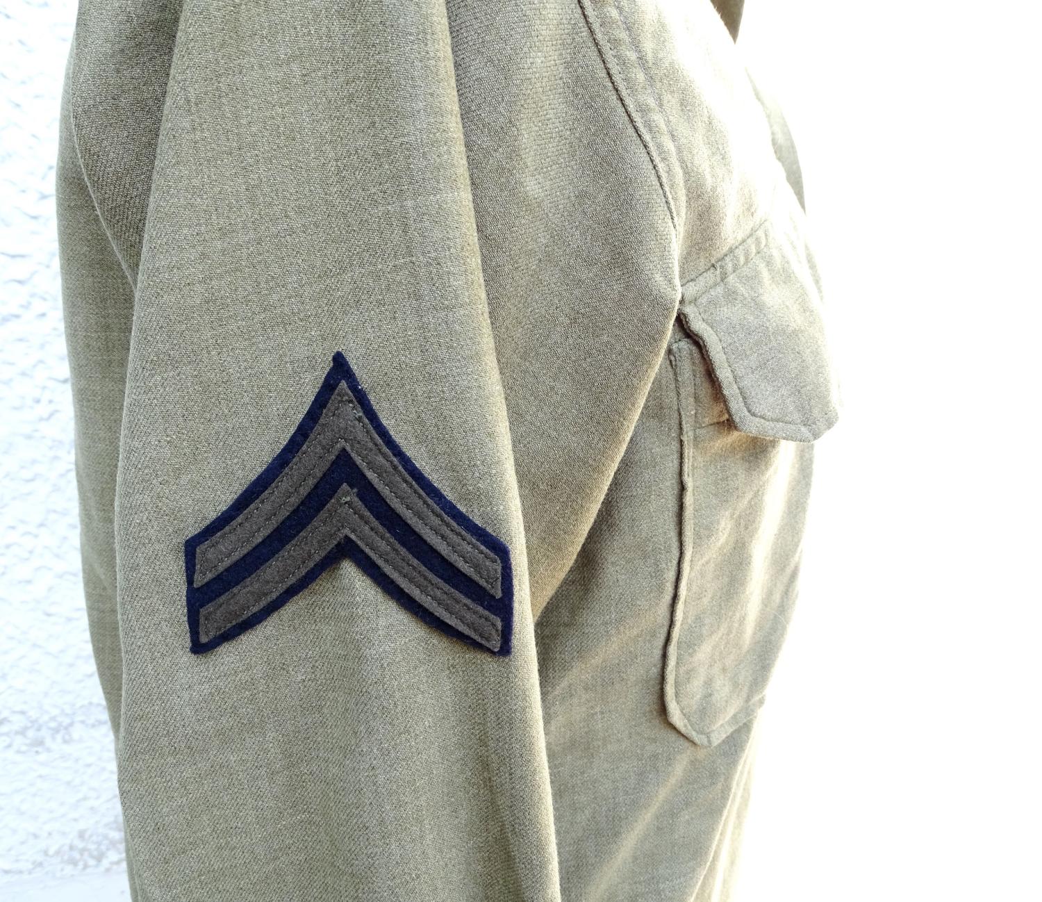 Shirt flannel OD. Corporal 7th Army