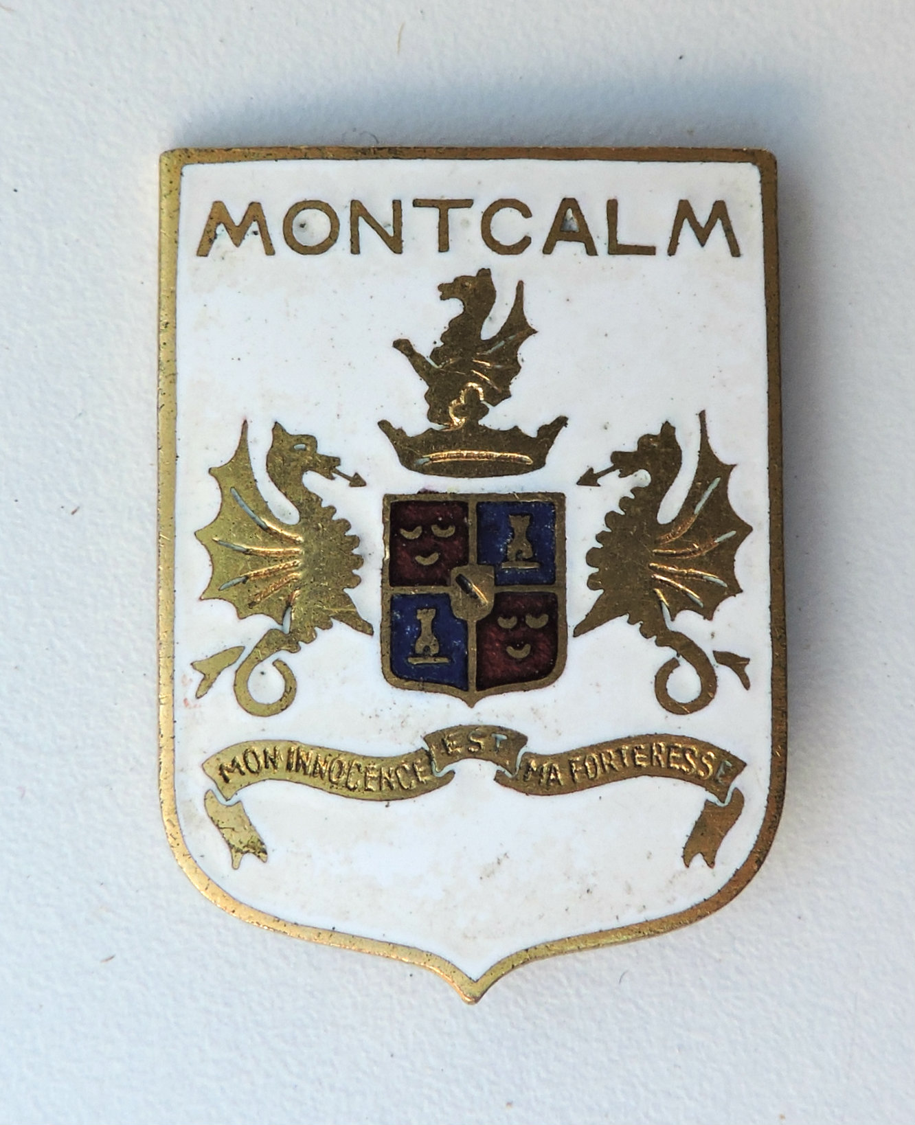 Insigne Croiseur Montcalm Eby Philadelphie Attache absente