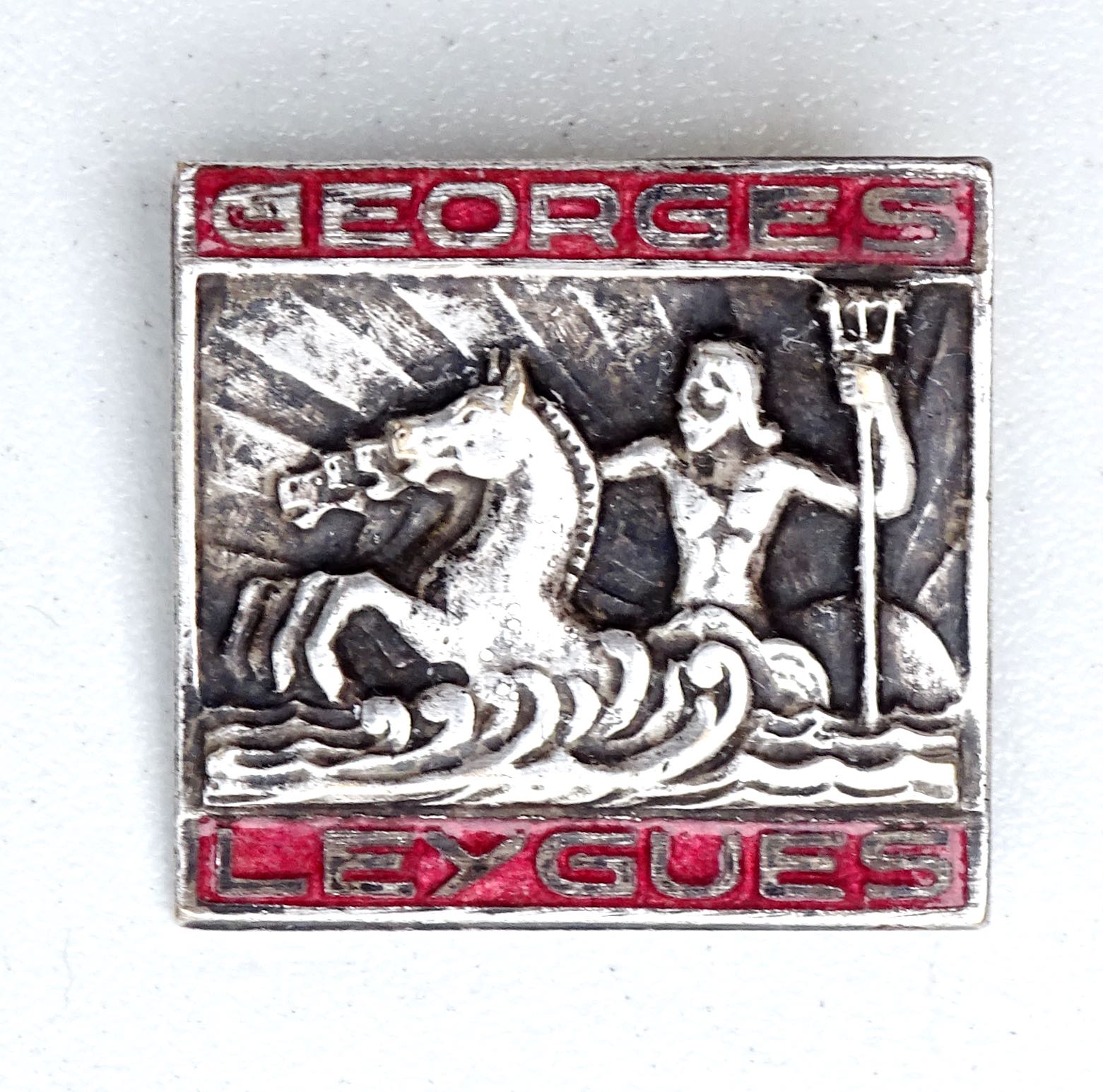 Insigne Croiseur Georges Leygues Annonier Toulon dans un cartouche