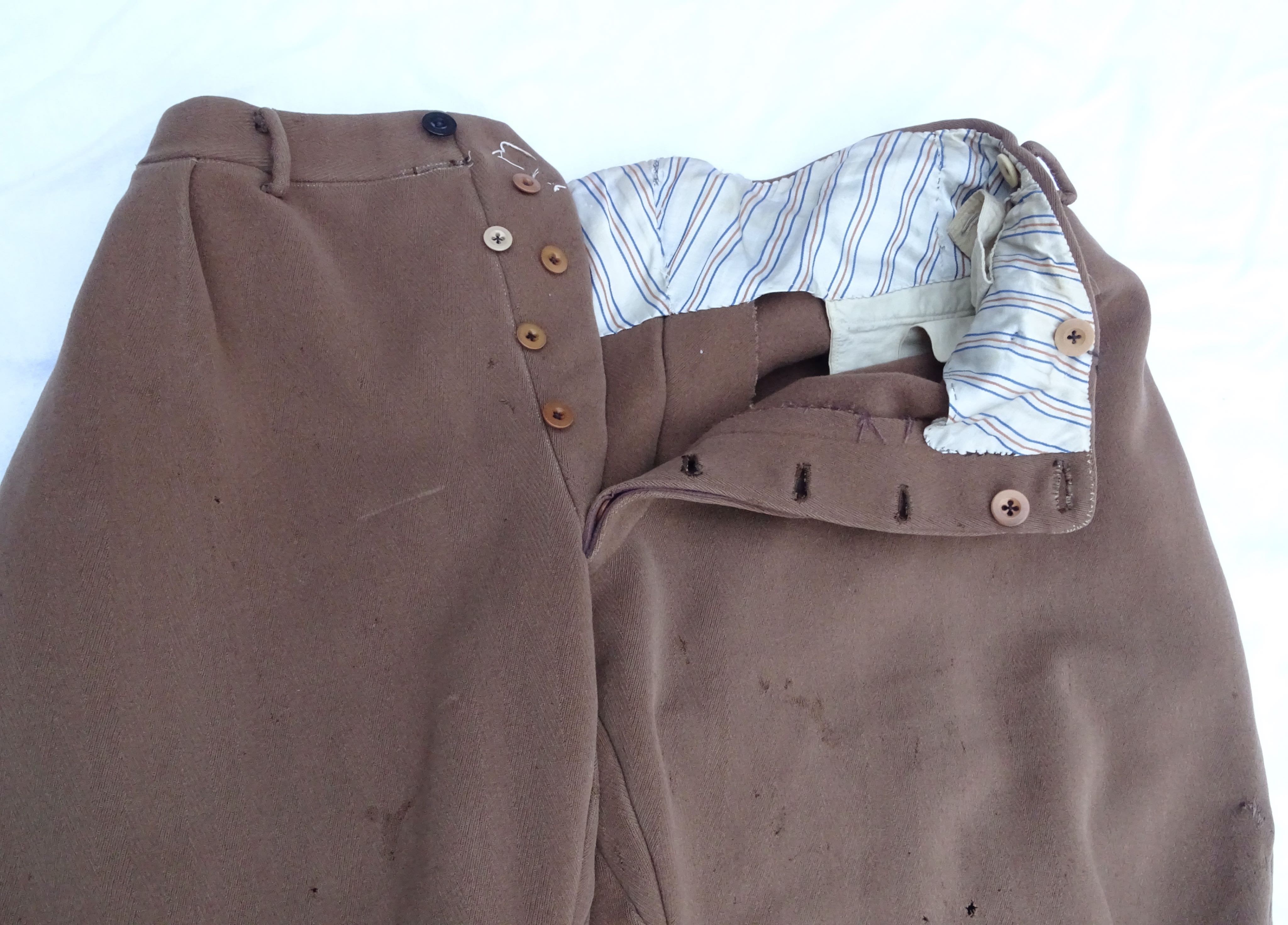 Culotte de cheval en drap de laine Chasse, ski ann&eacute;es 40