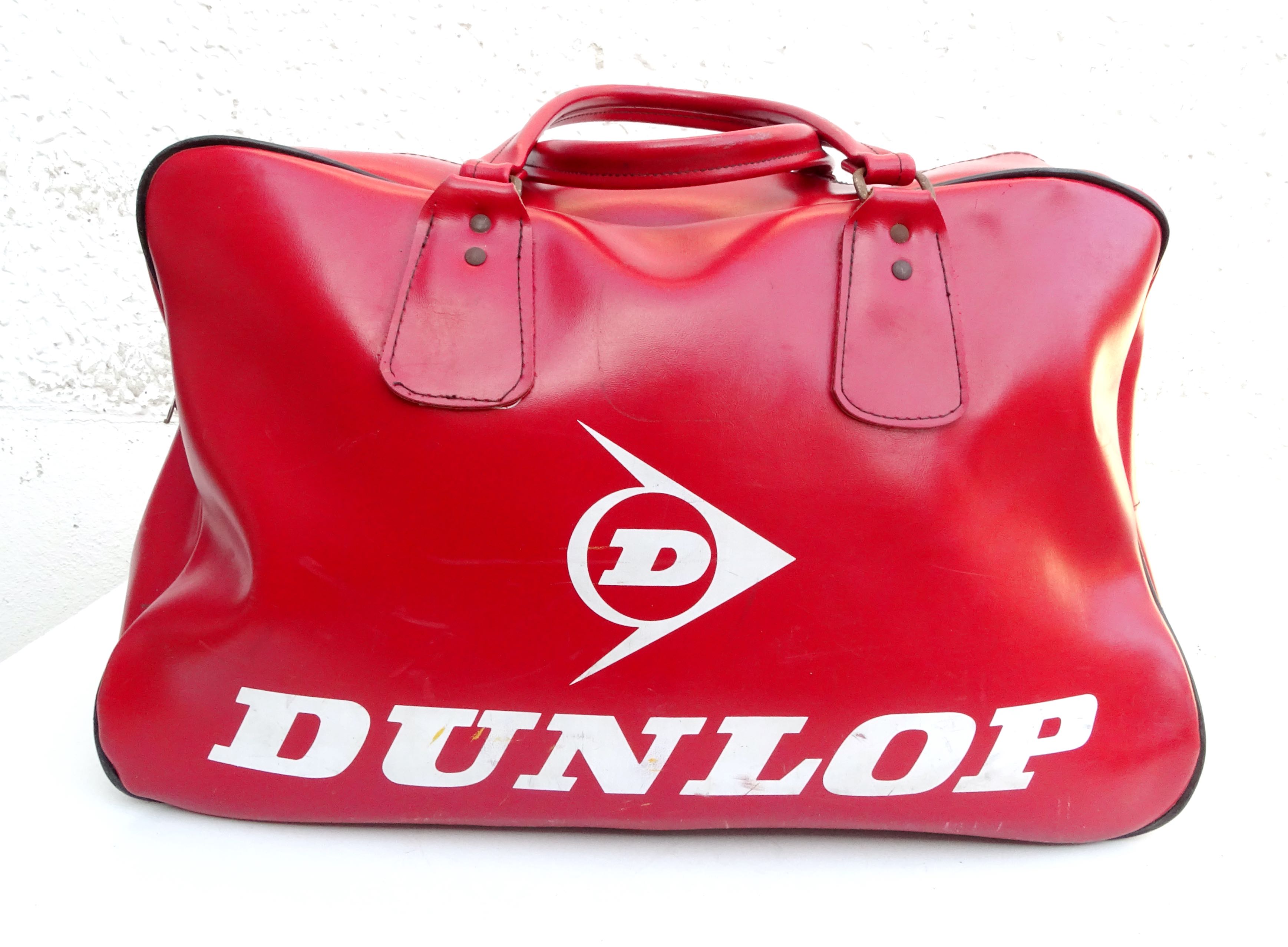Sac de sport vintage  Dunlop. Ann&eacute;es 70/80