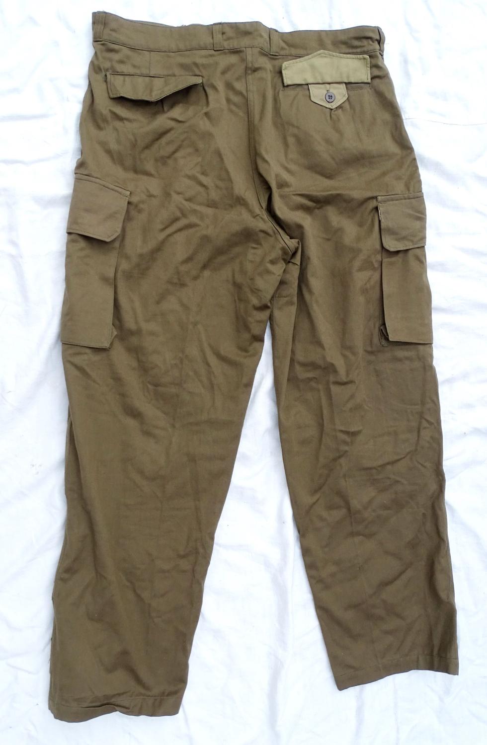 French army trousers 1947/59  Guerre d&#039;Alg&eacute;rie Taille 37