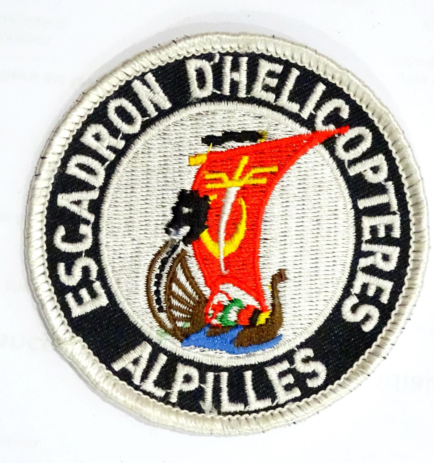 Ecusson Escadron d&#039;helicopt&egrave;res Alpilles