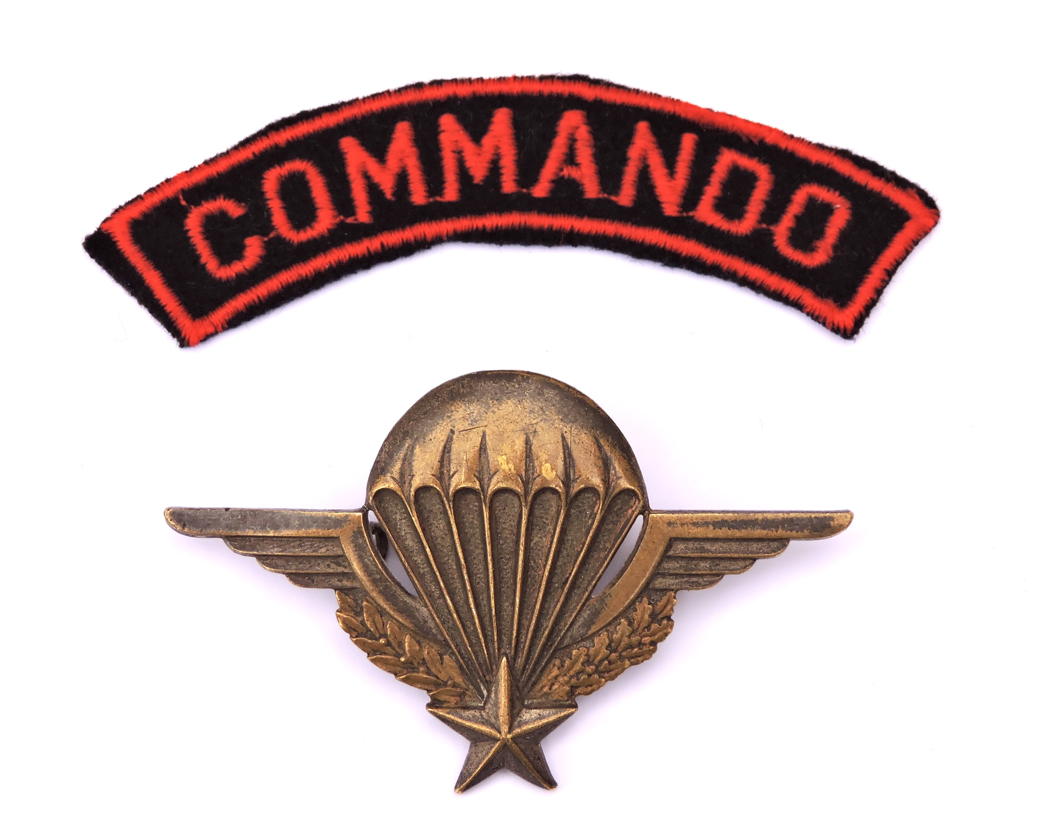 Badges commandos & paratroops