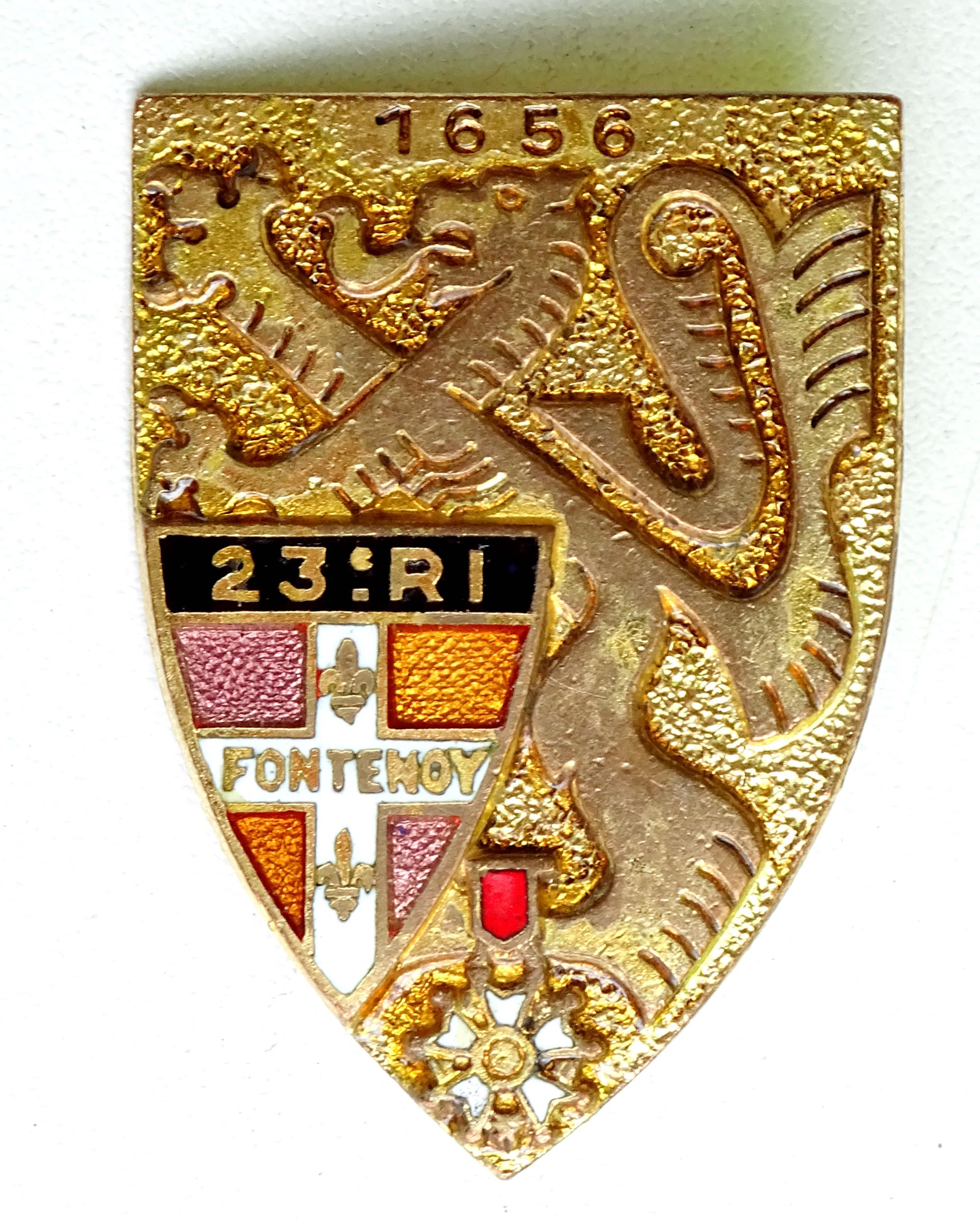 Insigne 23&deg; R&eacute;giment d&rsquo;Infanterie Drago G.2080