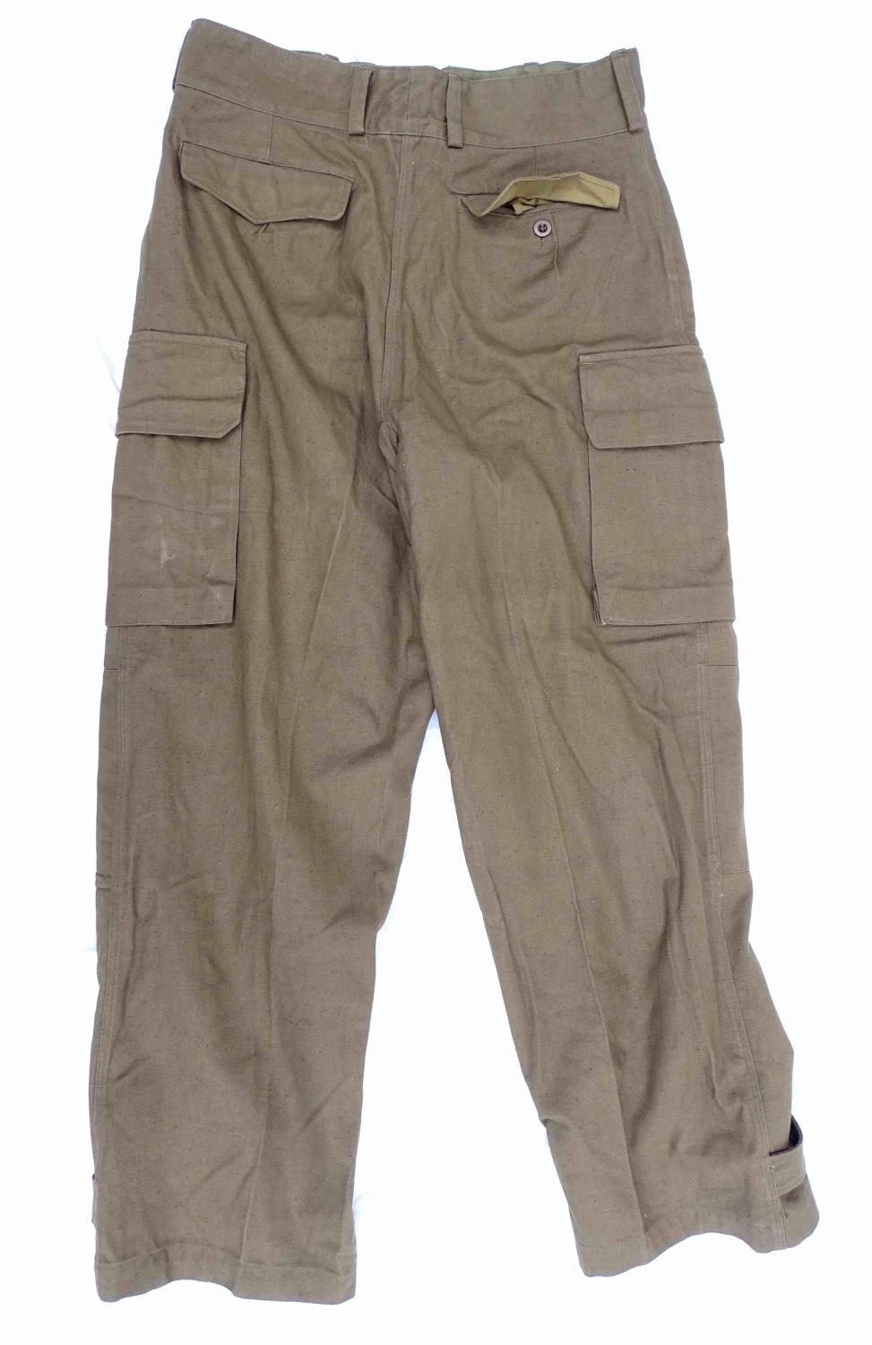 French army trousers 1947/54  Guerre d&#039;Alg&eacute;rie Taille 35. Dead stock