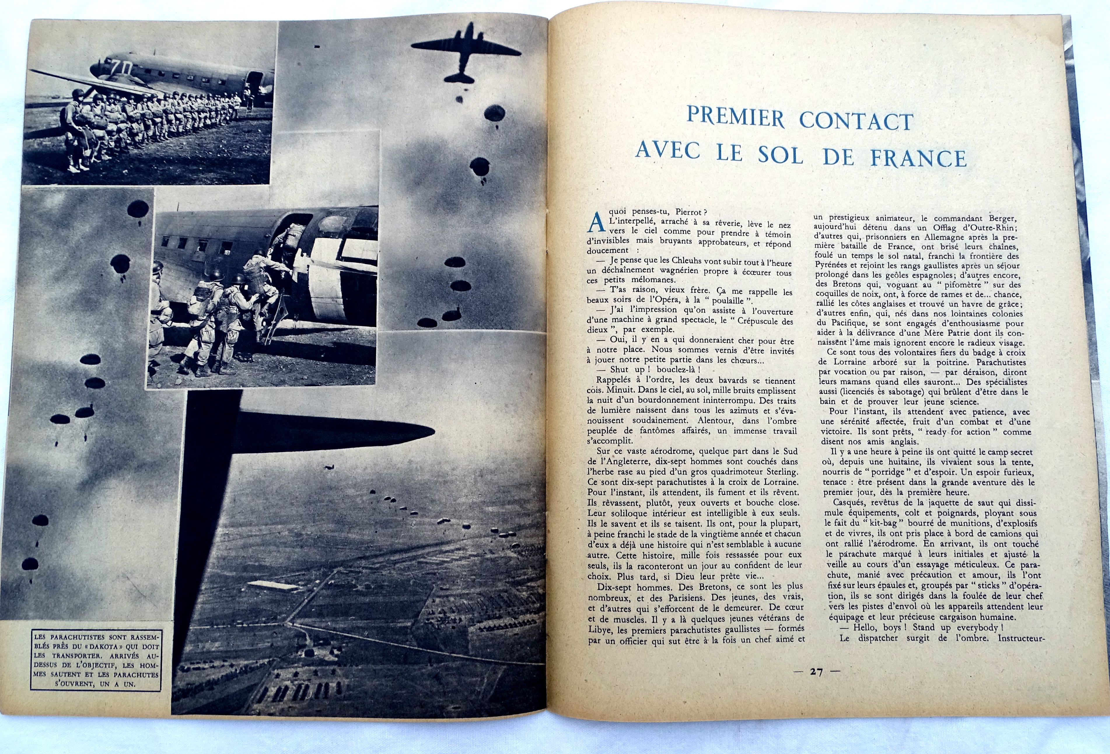 Dans tous les ciels de guerre ... La France   Minist&egrave;re de l&#039;Air,  vers 1945