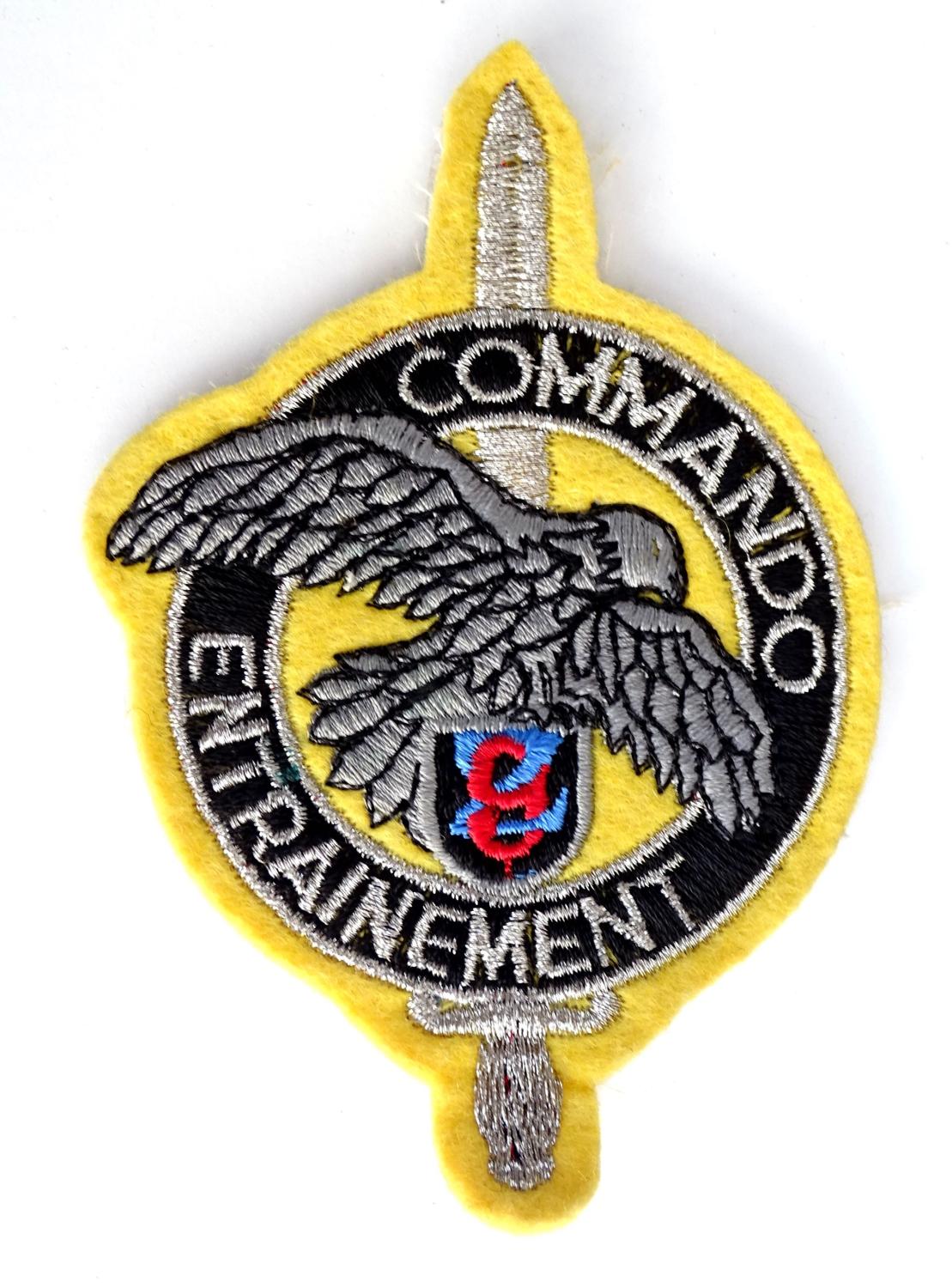 Ecusson Commando Entrainement  9&egrave;me Zouaves CEC
