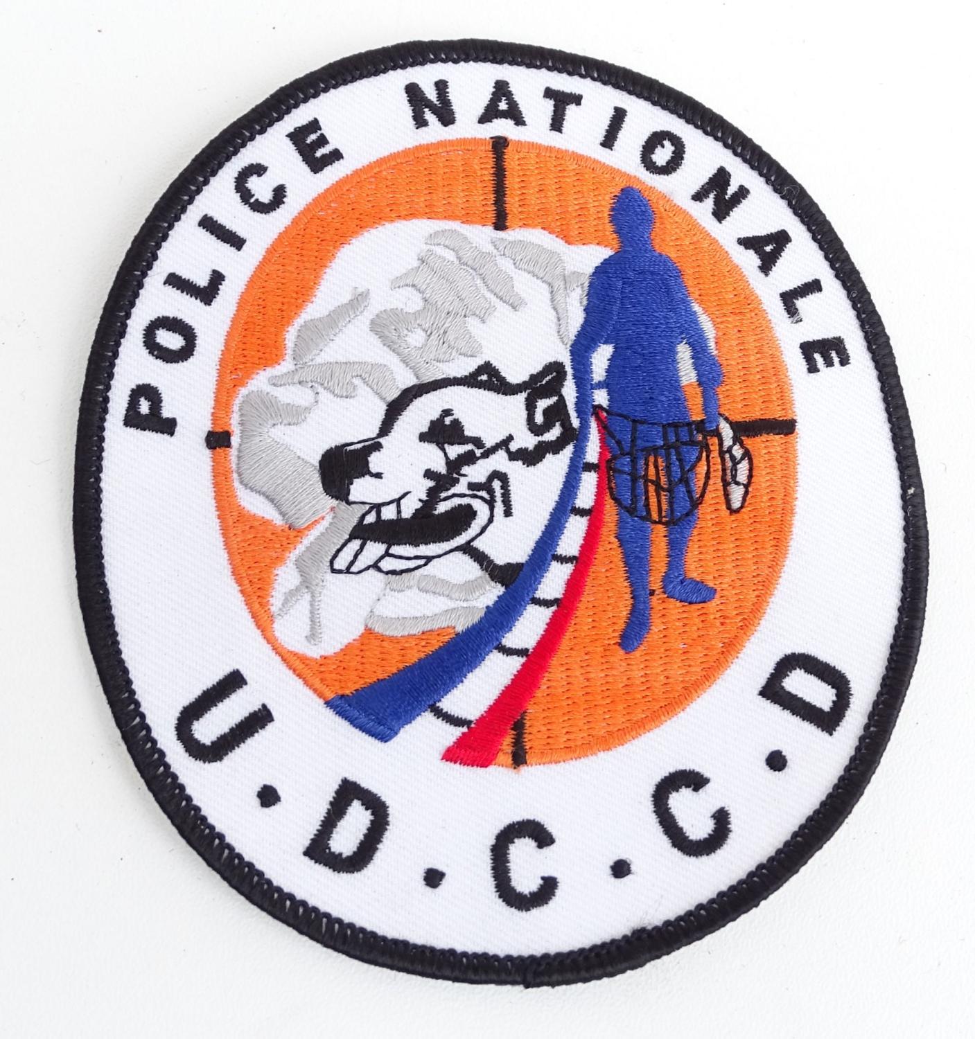 Ecusson Police Nationale Unit&eacute; de Capture des Chiens Dangereux UDCCD