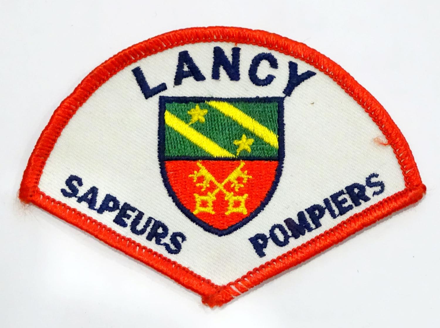Ecusson Sapeurs pompiers Lancy