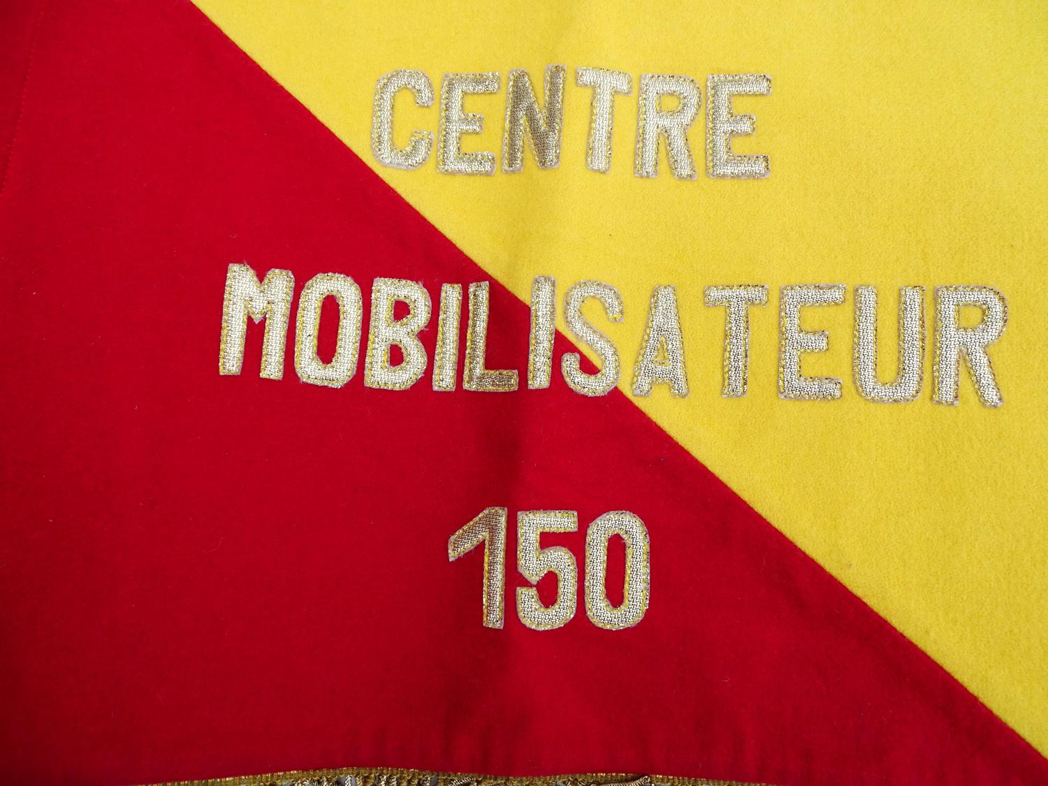 Fanion du Centre Mobilisateur 150. (Verdun).
