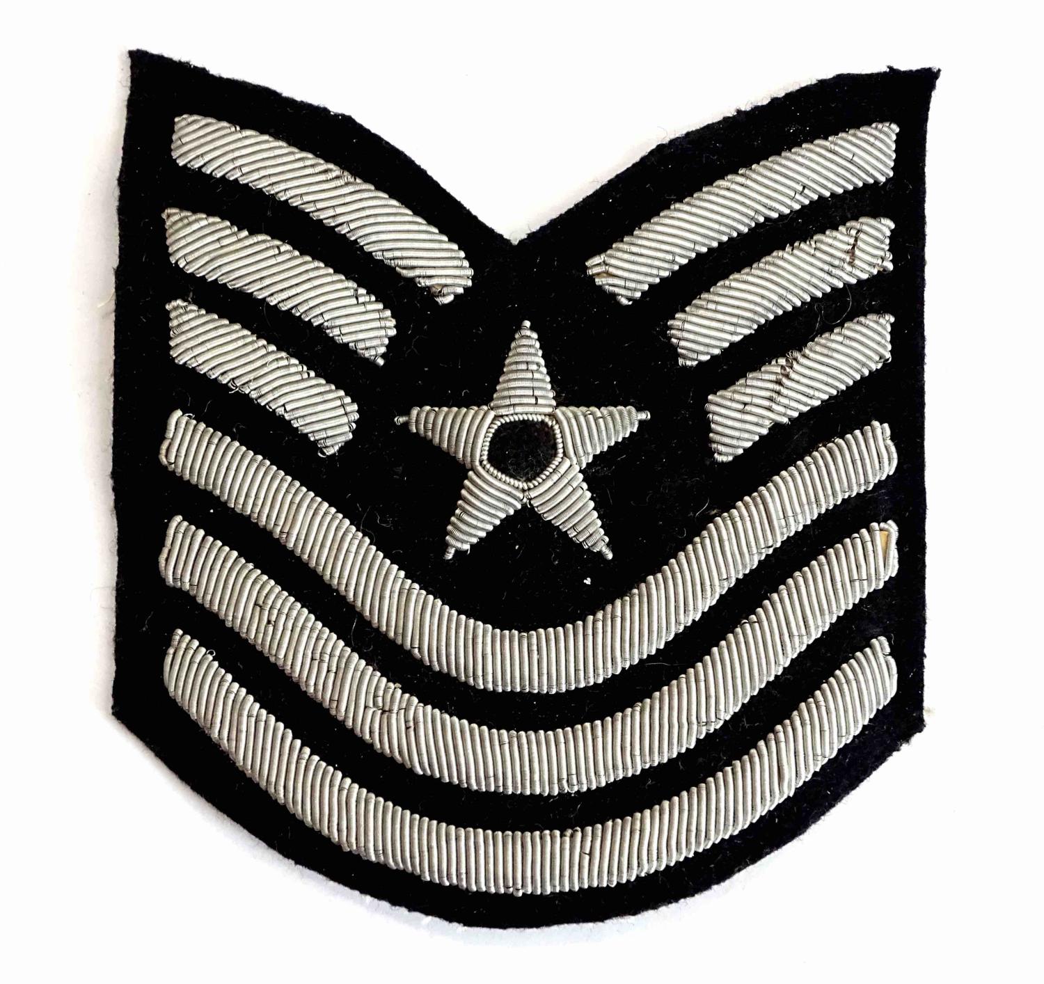 Rank badge Master Sergeant Air Force  Bullion,