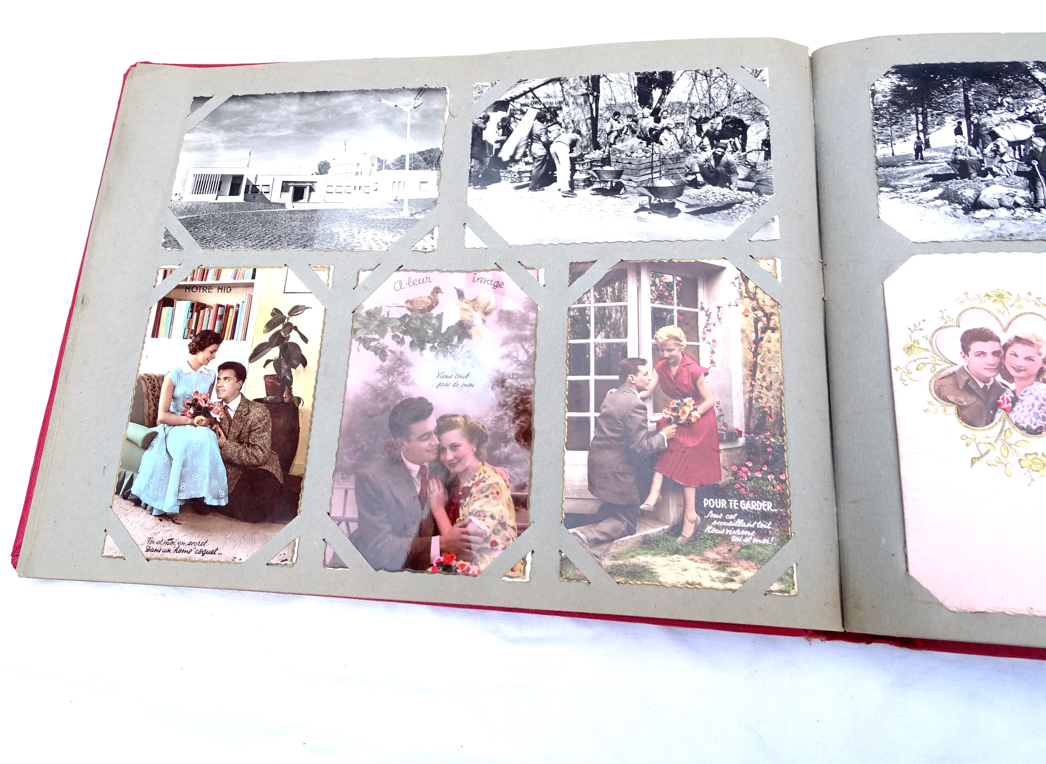 Gros album de cartes postales Appel&eacute; du 6&egrave;me BCA en Alg&eacute;rie 1960-1962