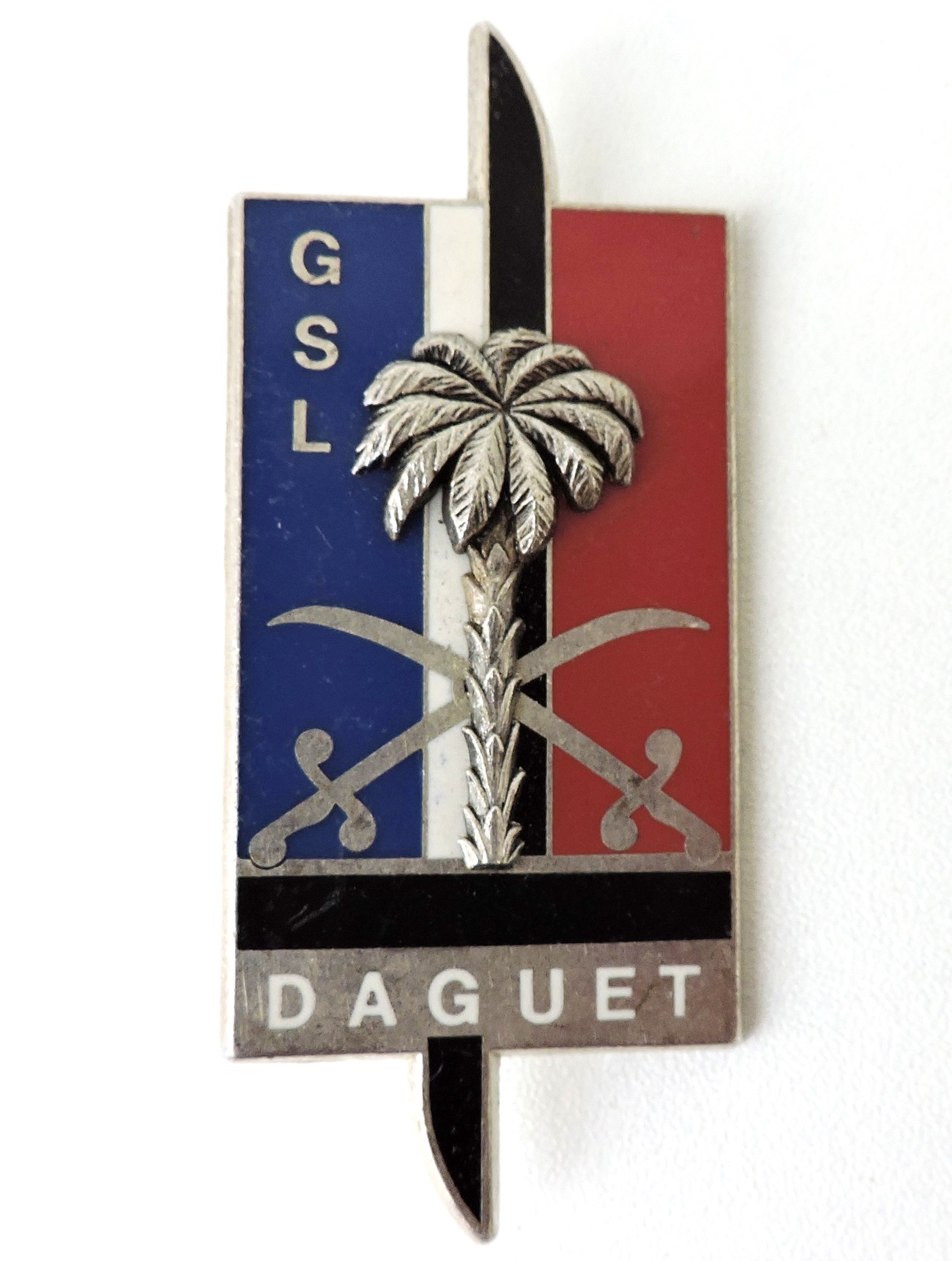Insigne Groupe de Soutien Logistique  Op&eacute;ration Daguet deux pontets