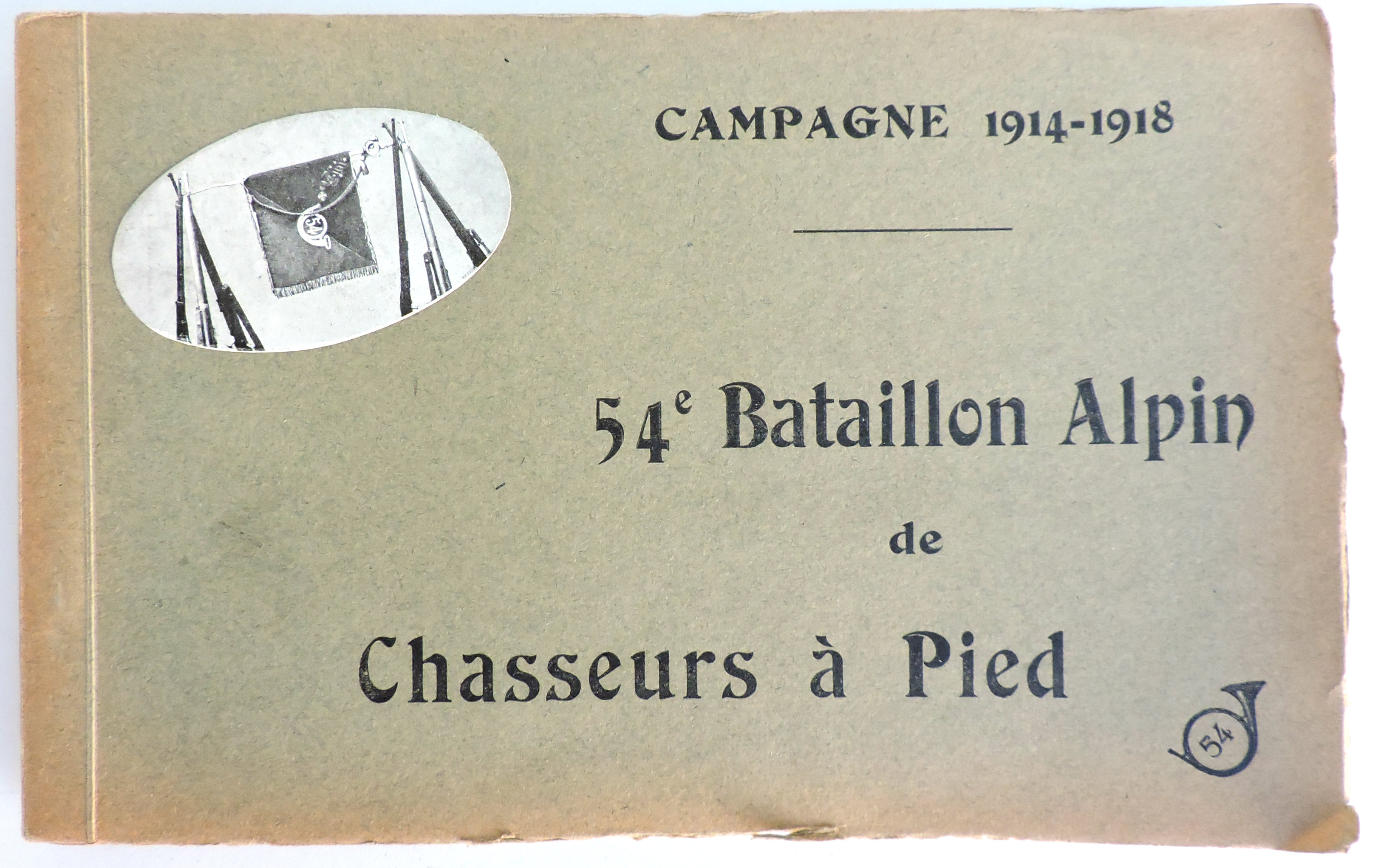 Historique 54&deg; Bataillon Alpin de Chasseurs &agrave; pied Campagne 1914-1918