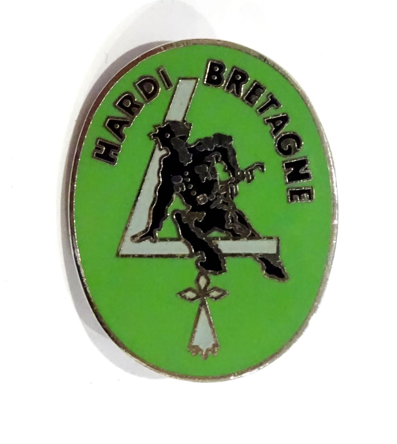 Insigne 41&deg; R&eacute;giment d&rsquo;Infanterie, 4&deg; Compagnie. Hardi Bretagne