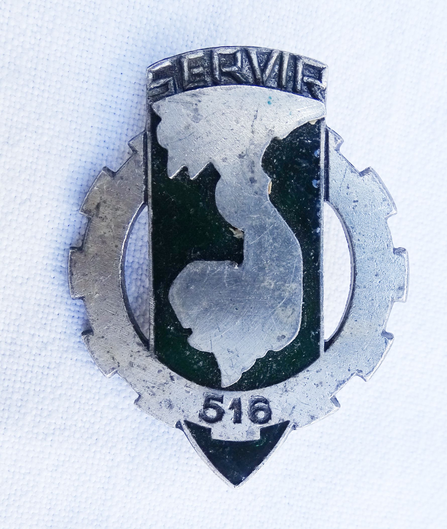 Insigne 516&deg; Groupe de Transport de Corps d&#039;Arm&eacute;e Servir G 2452