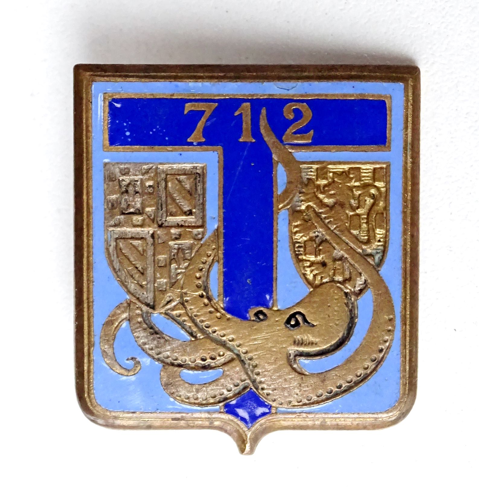 Insigne 712&egrave;me  Compagnie des Transmissions Drago &eacute;mail