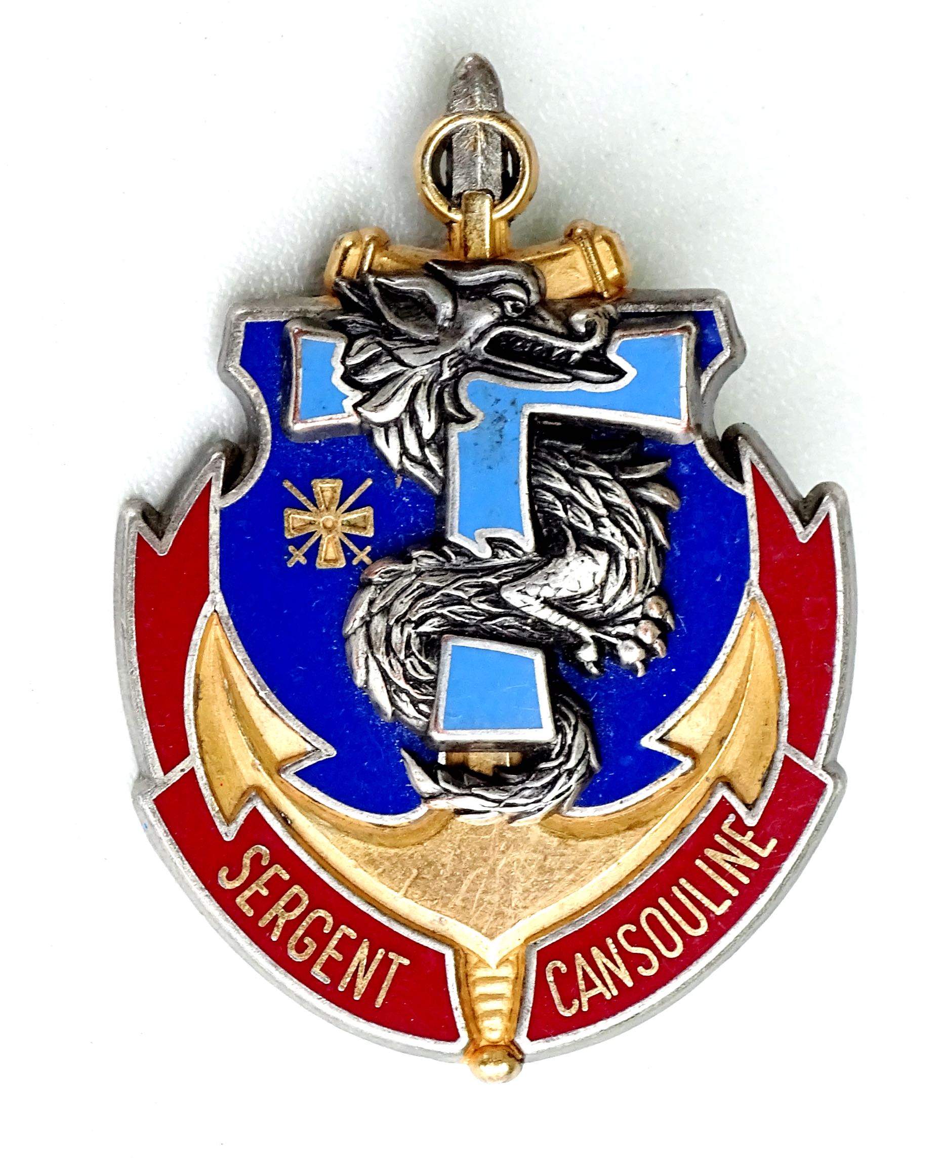 Insigne 69 &egrave;me Promotion ESOAT  Sergent Cansouline. Extr&ecirc;me-Orient