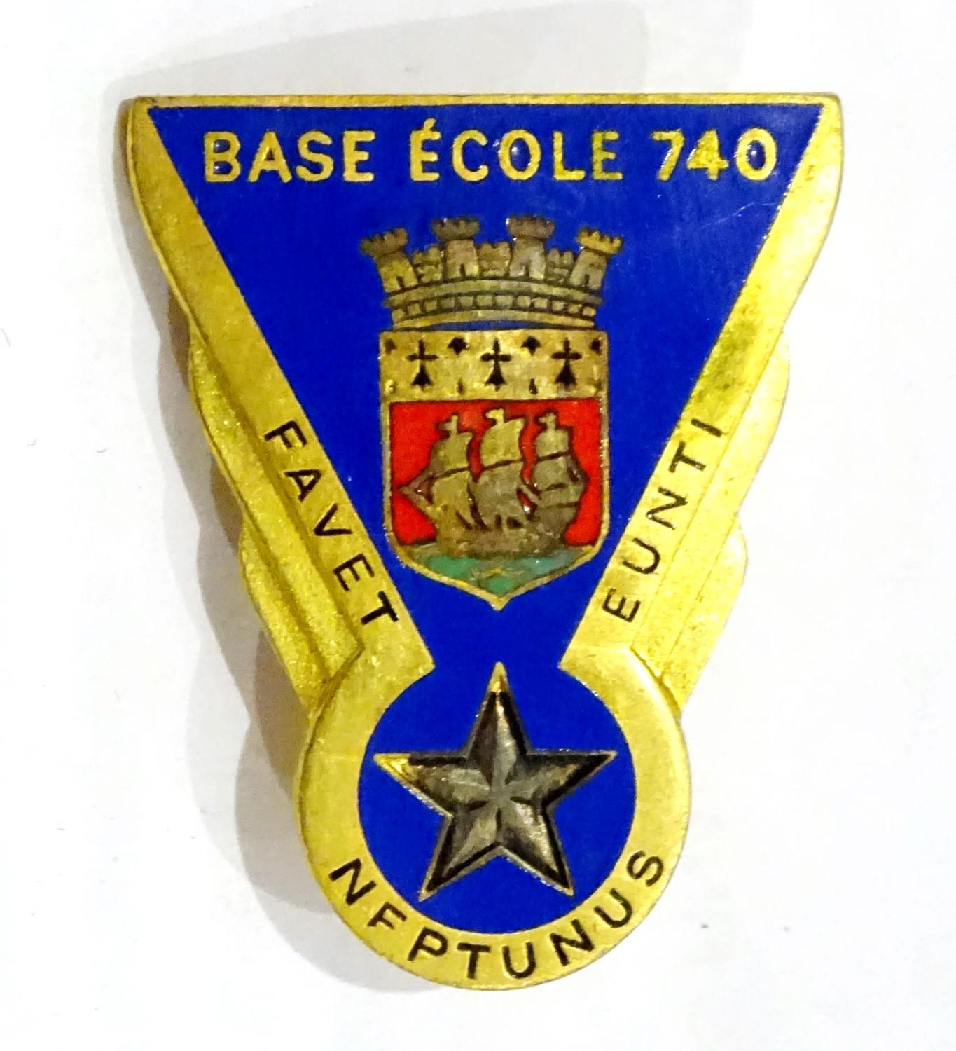 Insigne Base Ecole 740 Nantes. Drago A.512
