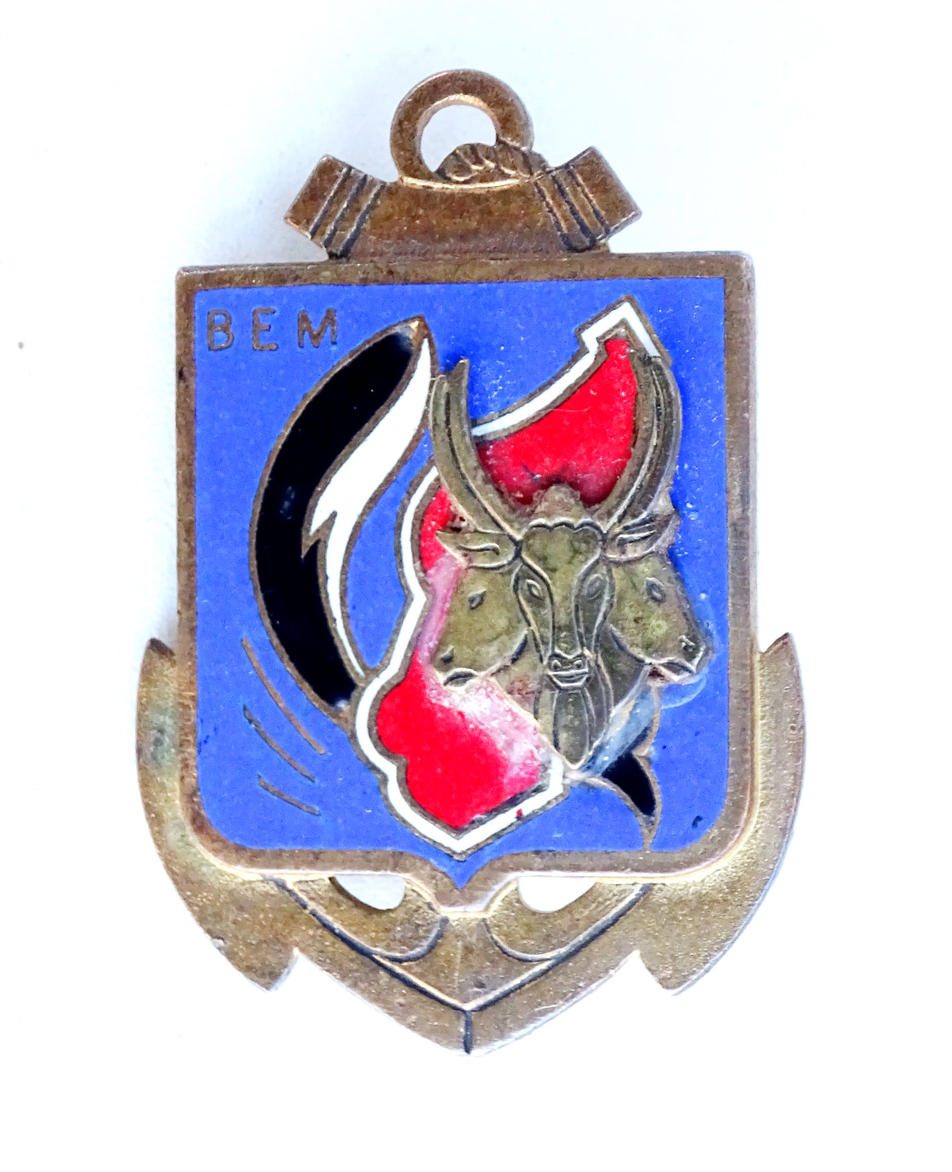 Insigne Bataillon Européen de Madagascar Drago G.900