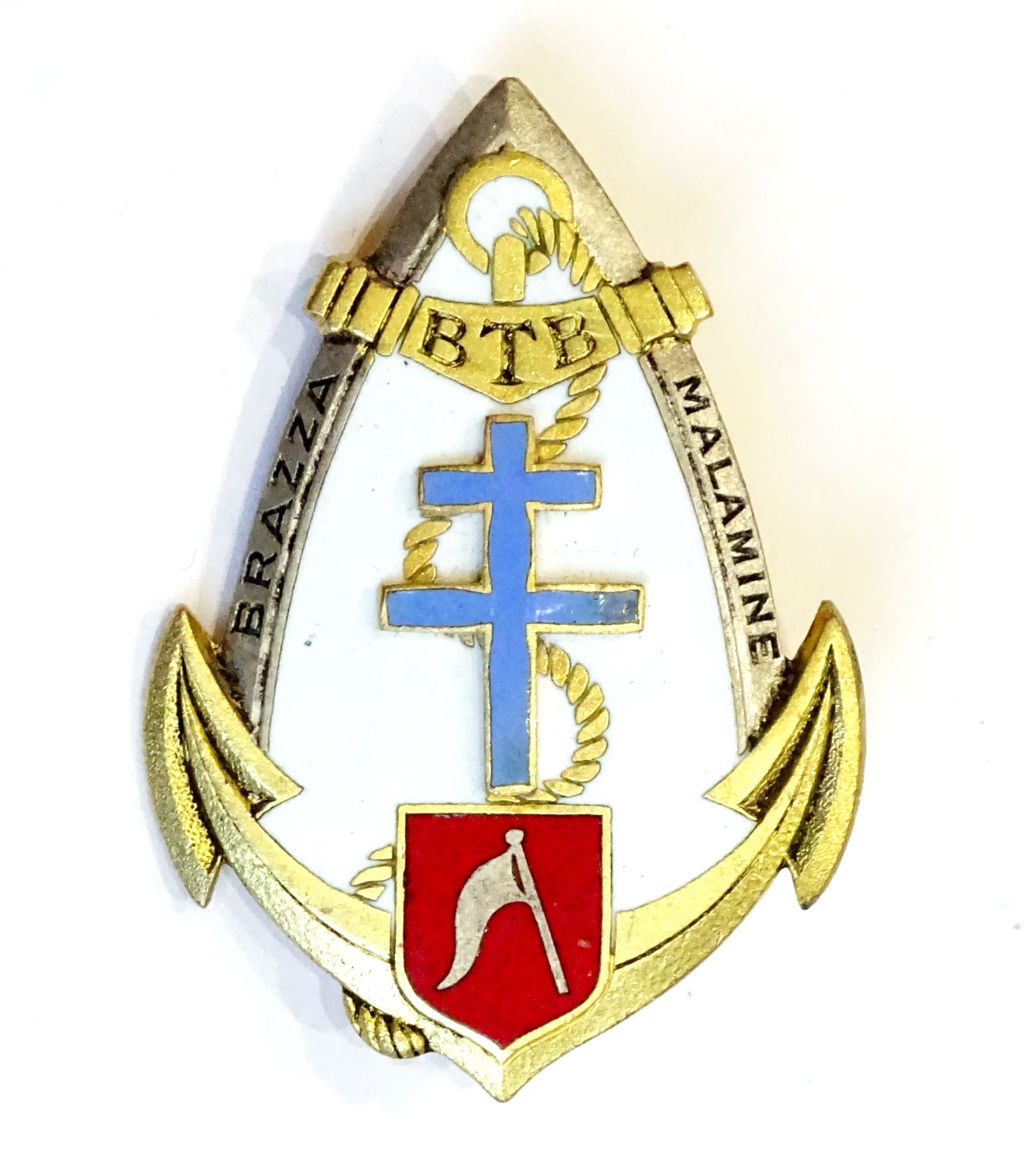 Insigne Bataillon de Tirailleurs de Brazzaville  G.1196