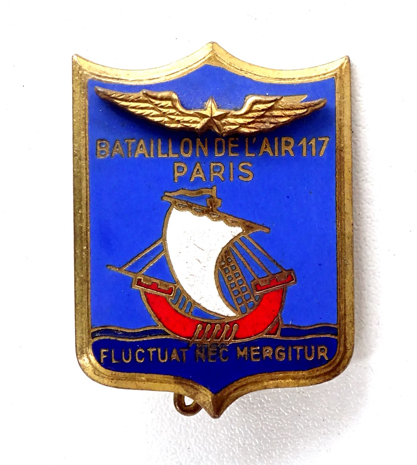 Insigne Bataillon de l&#039;Air 117  Paris  Ar&eacute;mail