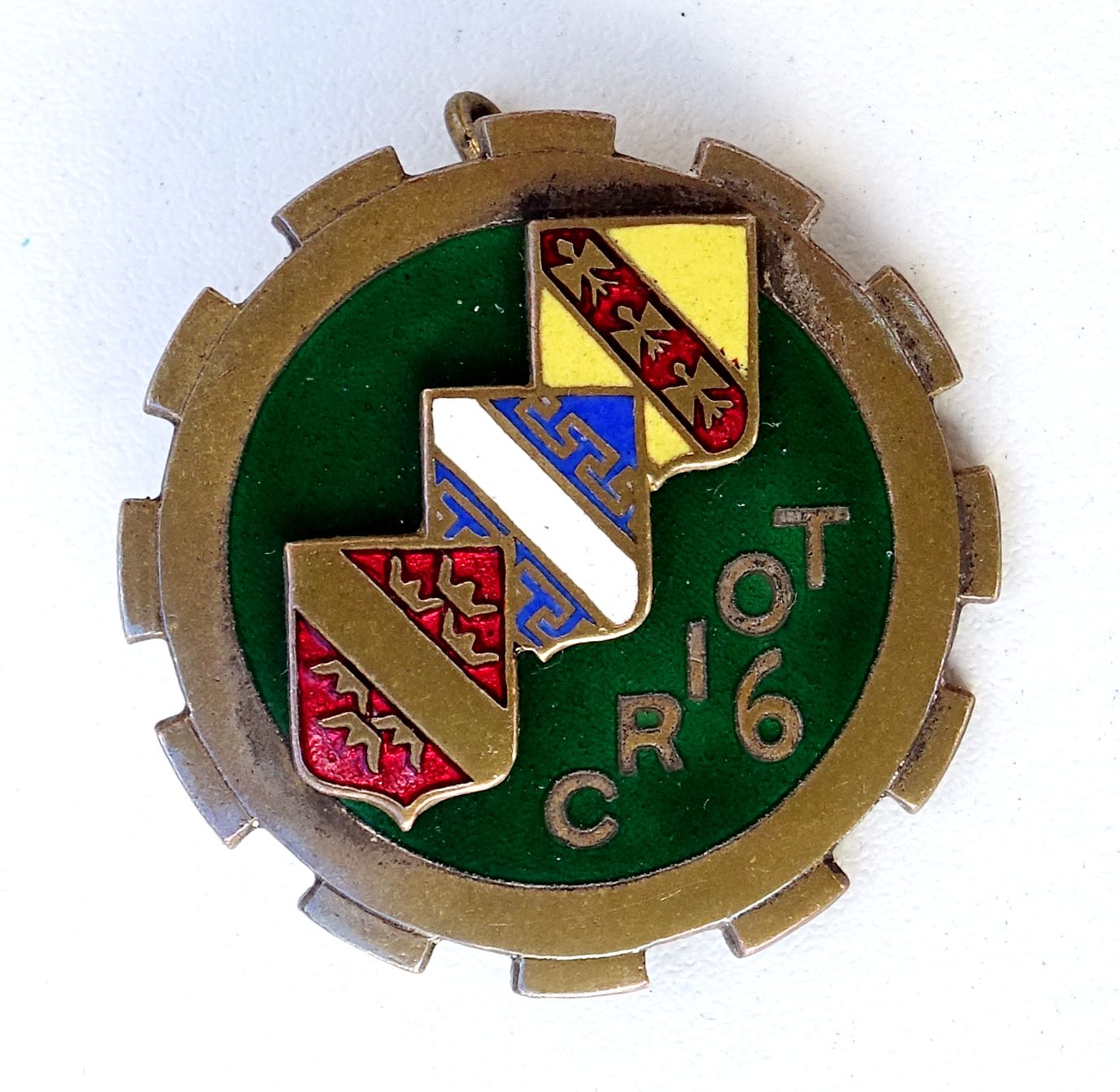 Insigne Centre R&eacute;gional d&rsquo;Instruction et d&#039;Organisation du Train N&deg; 6 Drago Metra