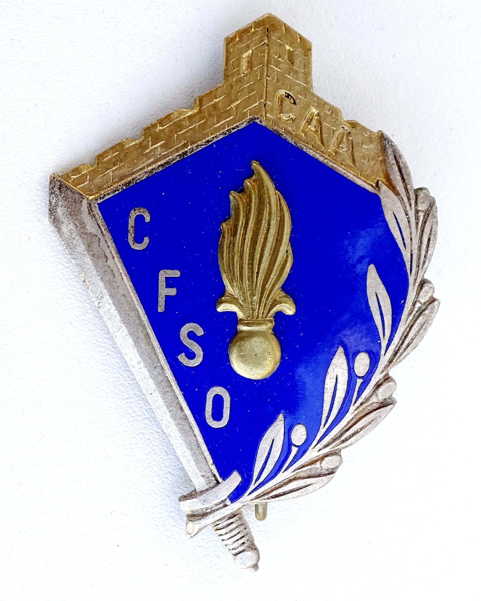 Insigne Centre de Formation des Sous-Officier d&#039;Active  Corps d&#039;Arm&eacute;e d&#039;Alger