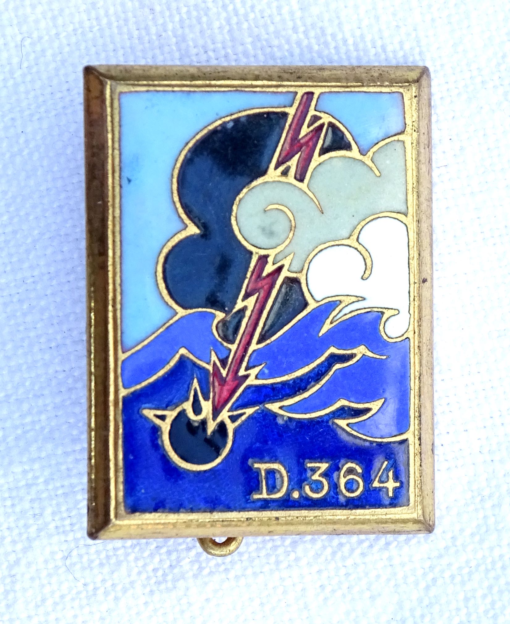 Insigne Dragueur-c&ocirc;tier D.364   1945-1948