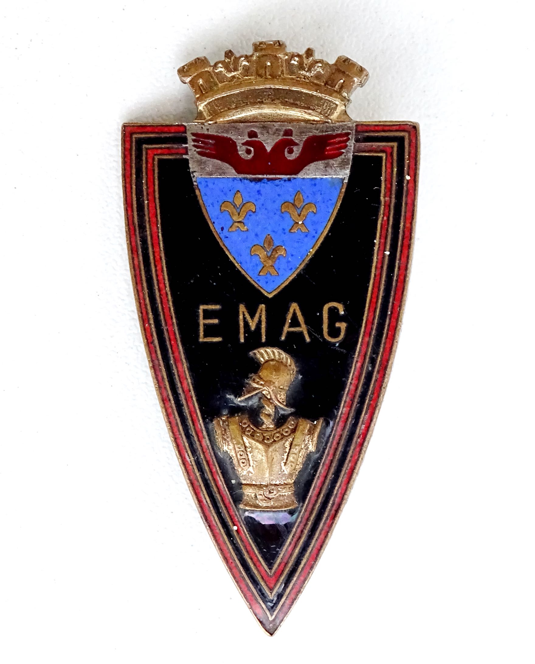 Insigne Ecole Militaire d'application du Génie  EMAG  Augis