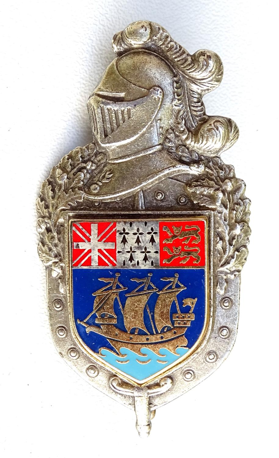 Insigne Gendarmerie. Saint Pierre et Miquelon.  Drago